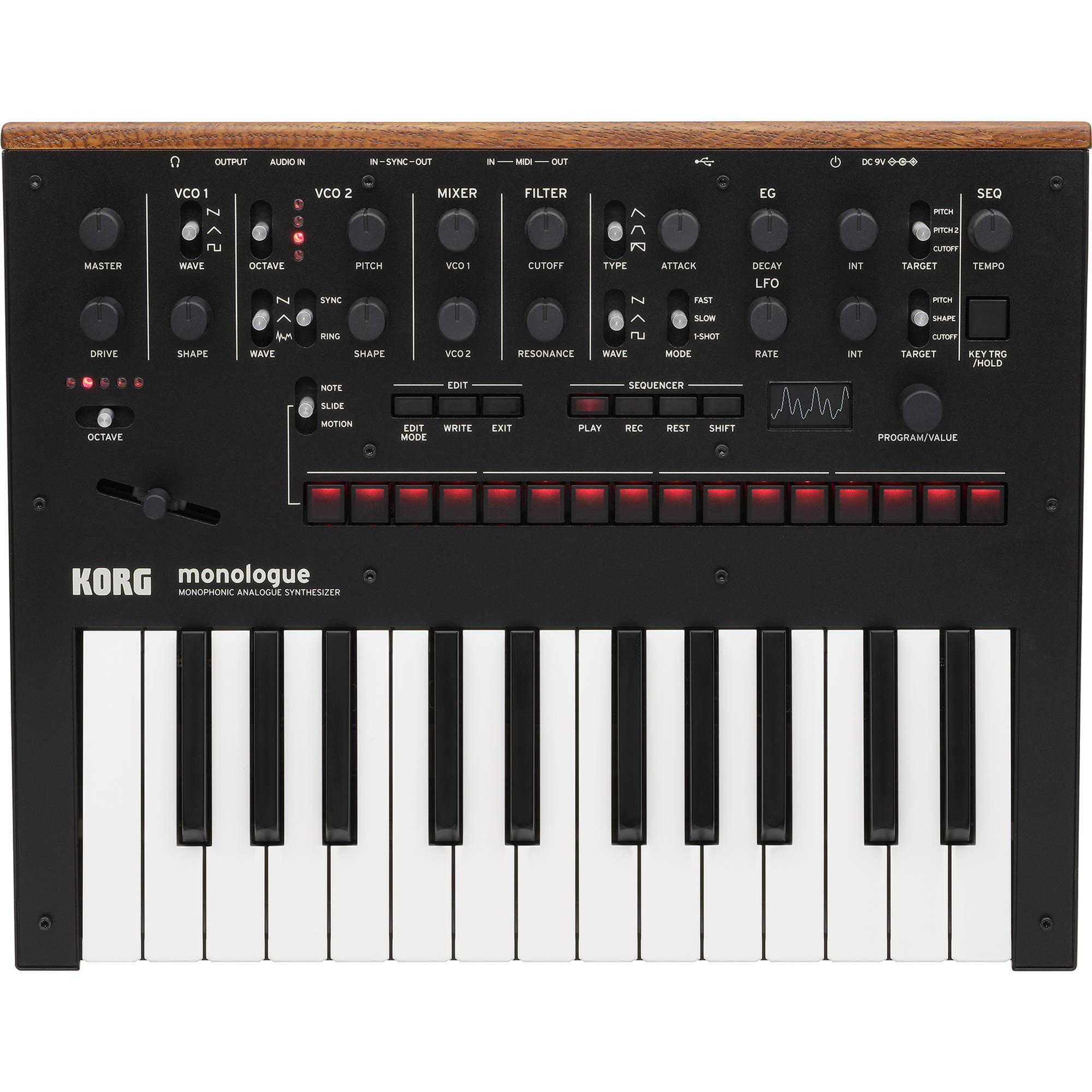 Korg monologue Analog Synthesizer (Black)
