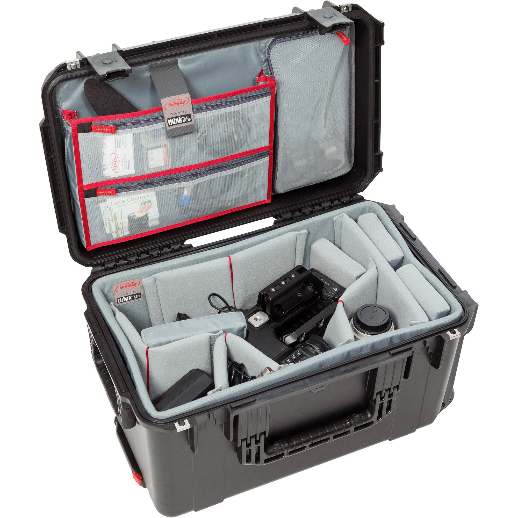 SKB 3i-2213-12DL iSeries Waterproof Case with Wheels (Think Tank Video Dividers & Lid Organizer)