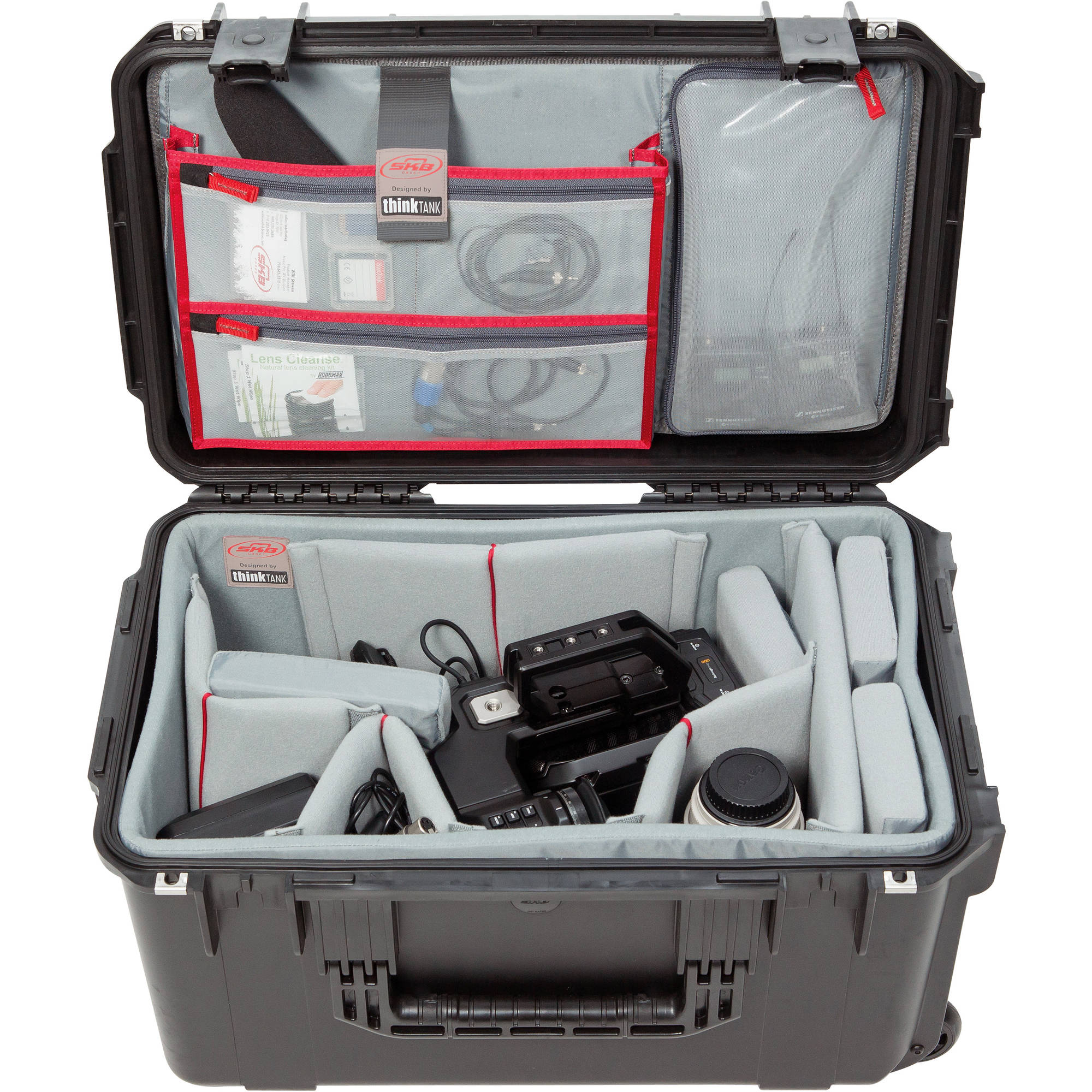 SKB 3i-2213-12DL iSeries Waterproof Case with Wheels (Think Tank Video Dividers & Lid Organizer)