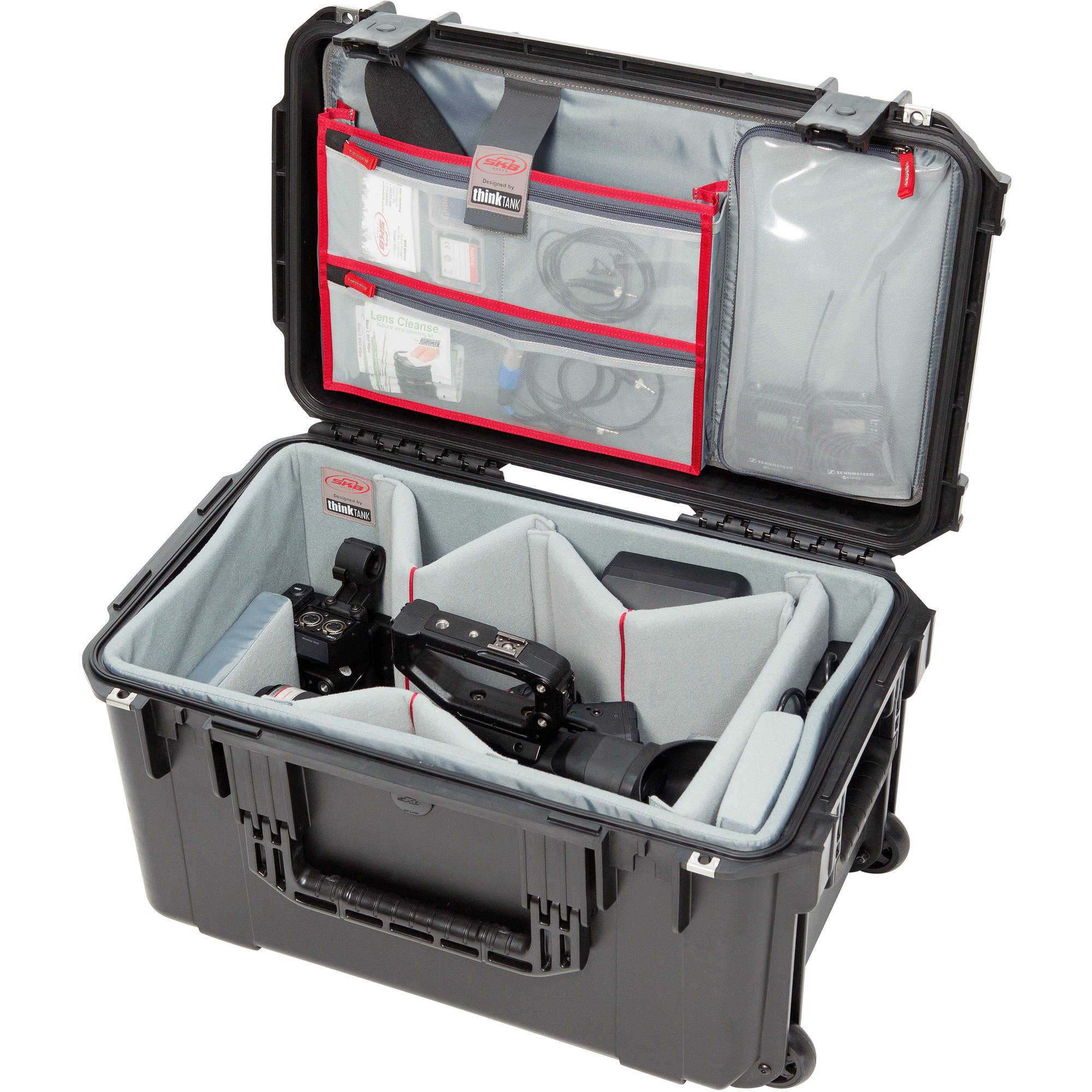 SKB 3i-2213-12DL iSeries Waterproof Case with Wheels (Think Tank Video Dividers & Lid Organizer)