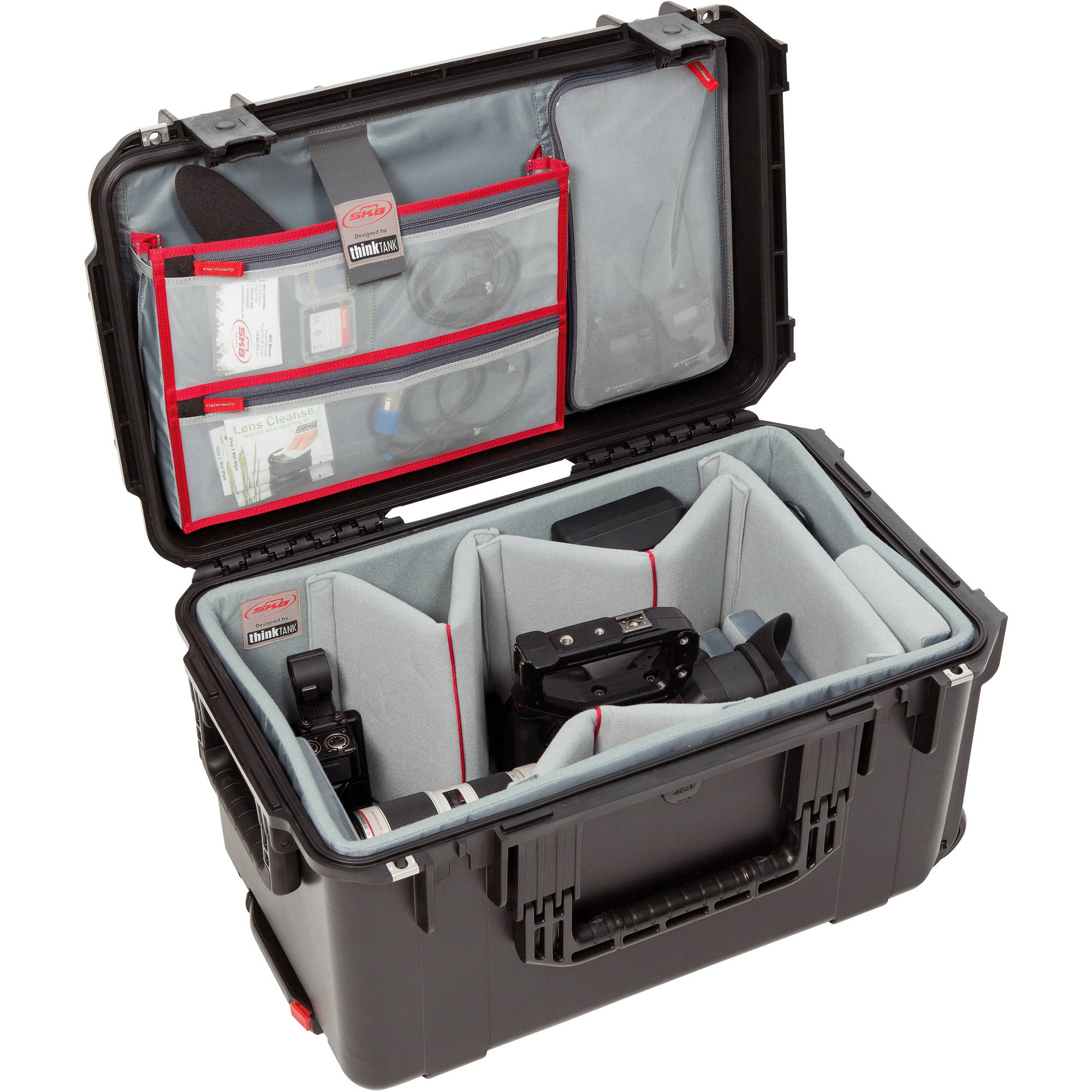 SKB 3i-2213-12DL iSeries Waterproof Case with Wheels (Think Tank Video Dividers & Lid Organizer)