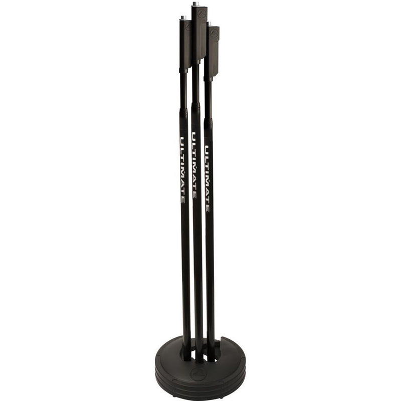 Ultimate Support LIVE-MC-77B Mic Stand with One-Handed Height Adjustment and Stackable Base