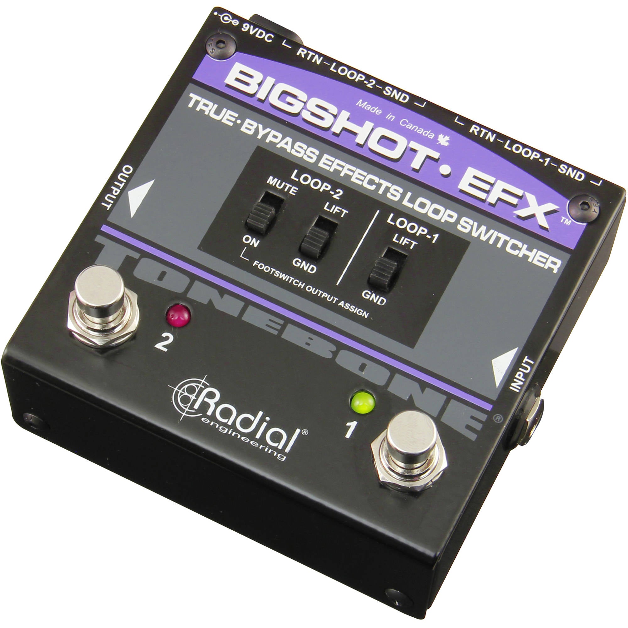 Radial Engineering BigShot EFX Effects Loop Switcher
