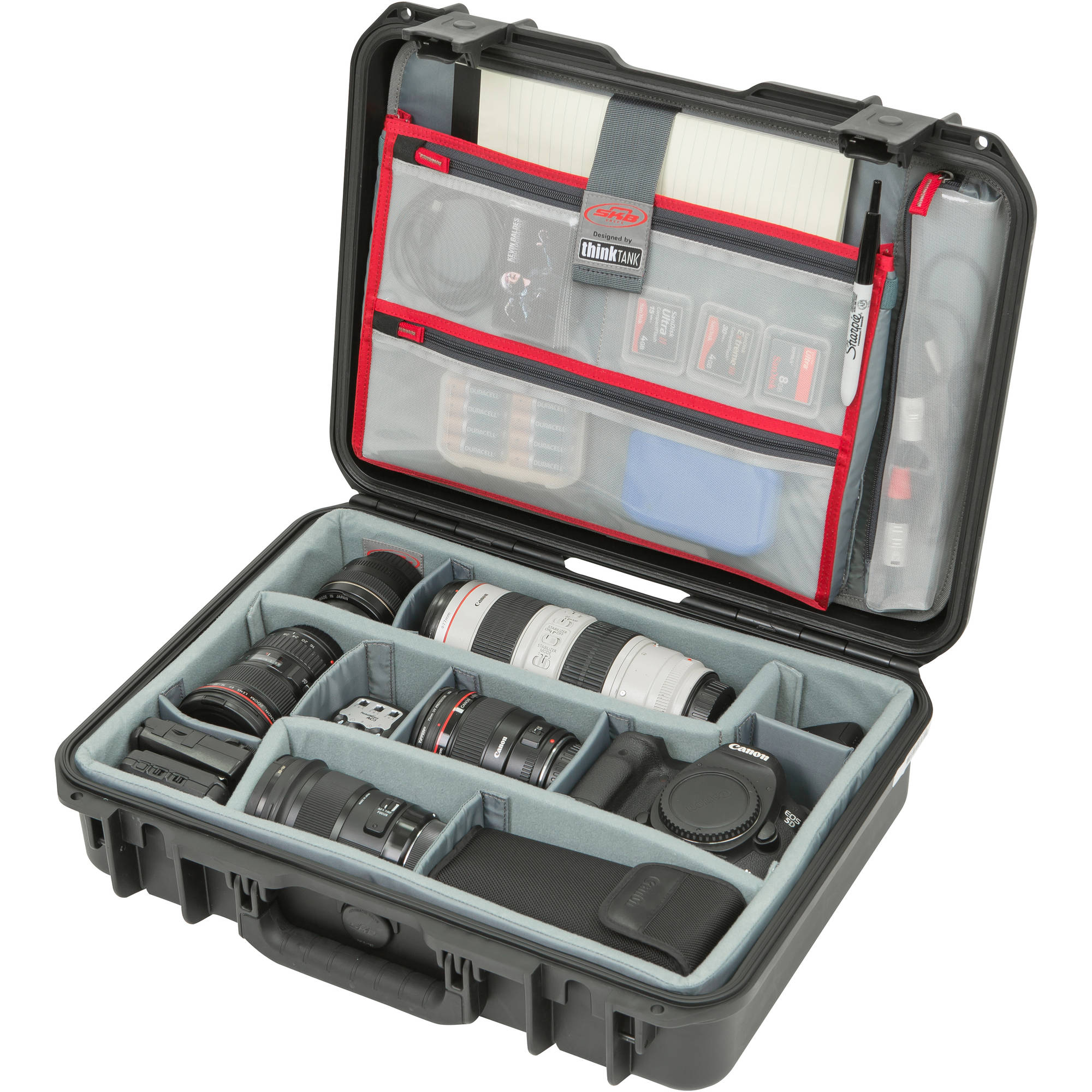SKB 3i-1813-5DL iSeries Waterproof Case (Think Tank Designed Dividers & Lid Organizer)