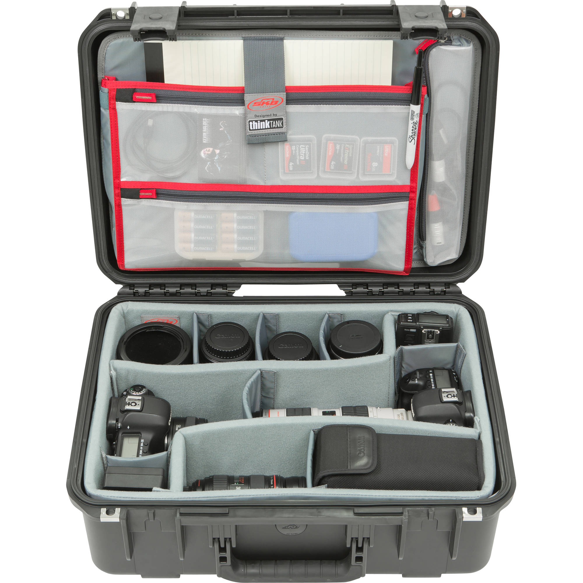 SKB 3i-1813-7DL iSeries Waterproof Case (Think Tank Photo Dividers & Lid Organizer)