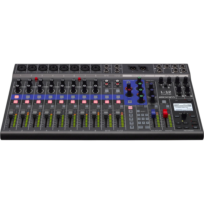 Zoom LiveTrak L-12 12-Channel Digital Mixer and Multitrack Recorder