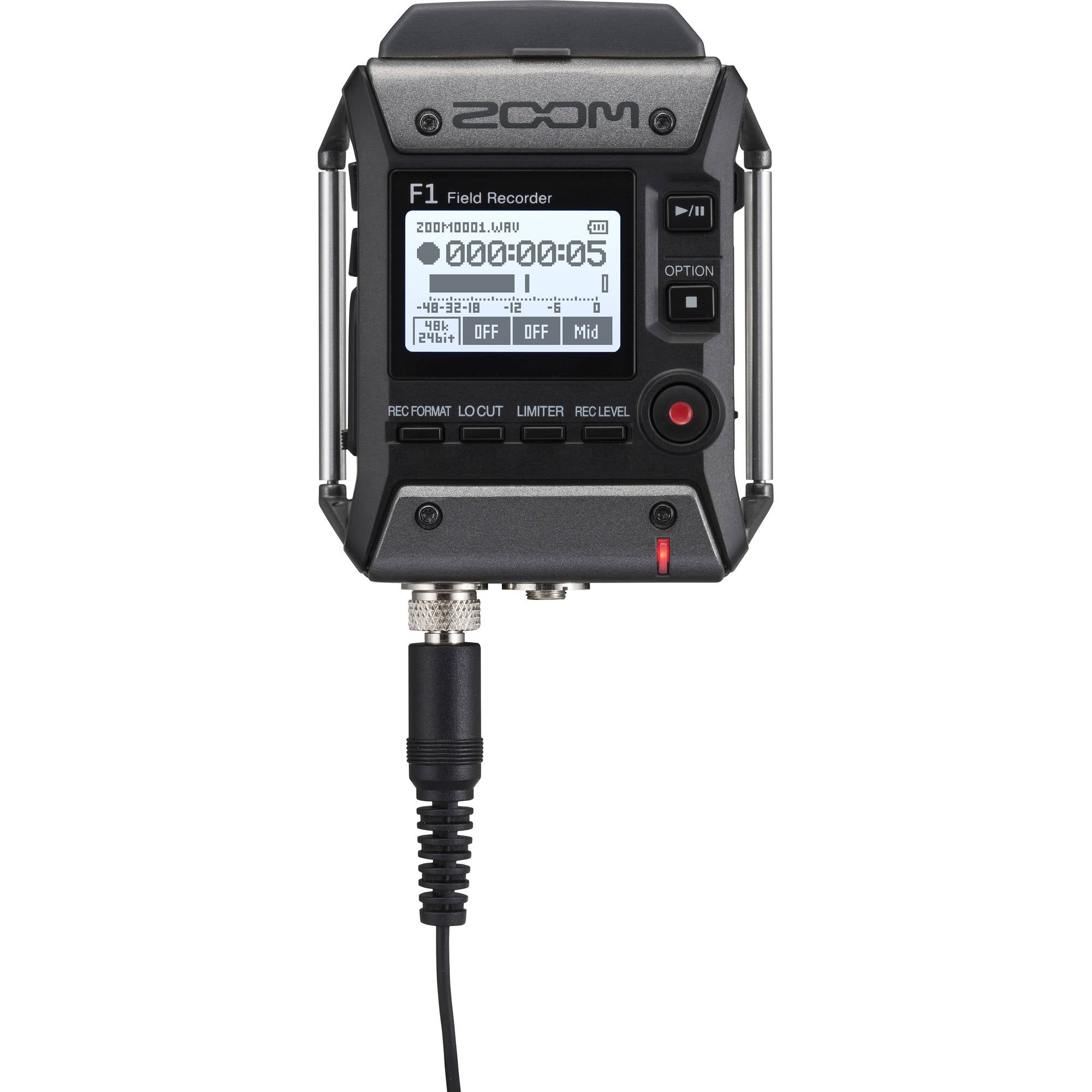 Zoom F1-LP Portable Field Recorder with Lavalier Microphone