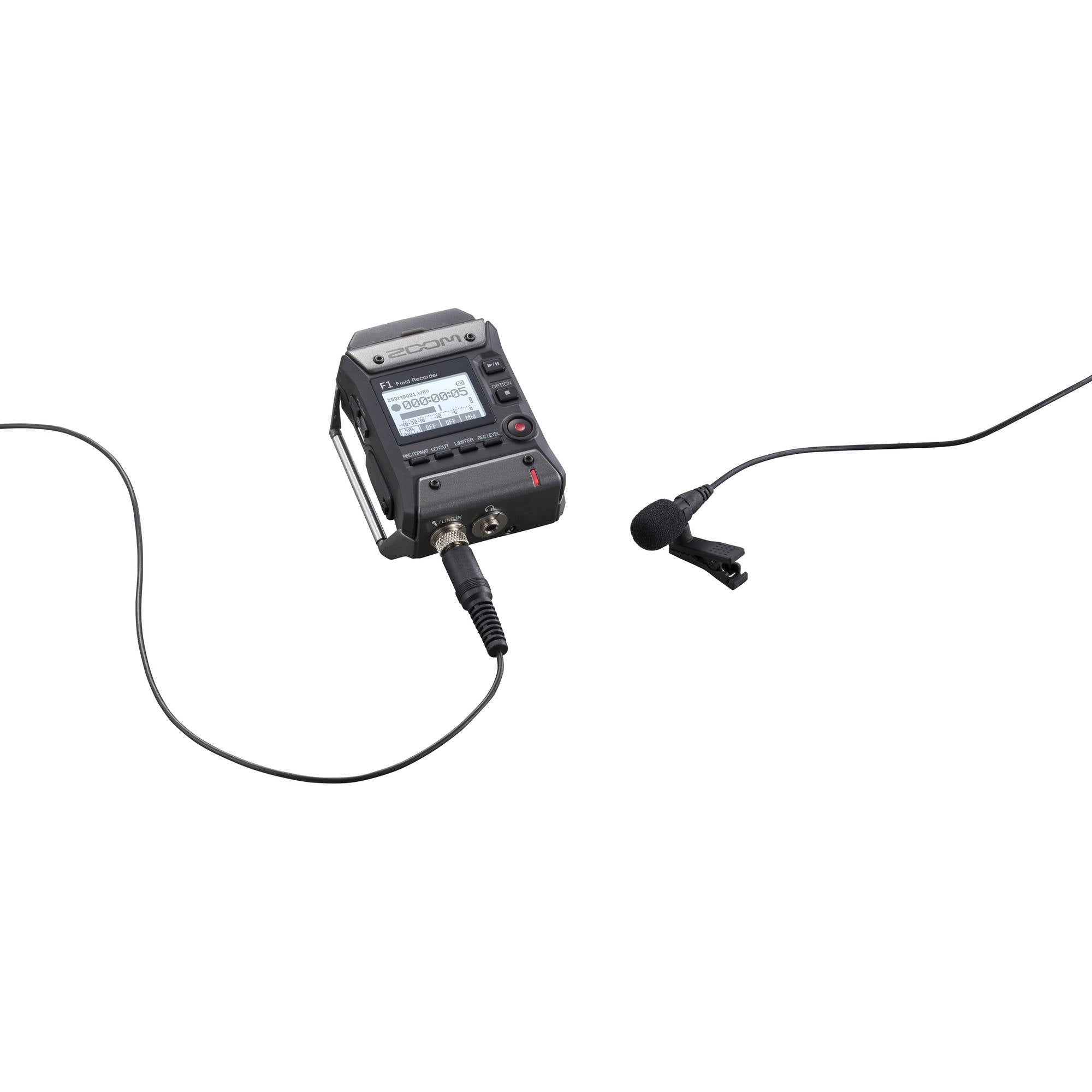 Zoom F1-LP Portable Field Recorder with Lavalier Microphone