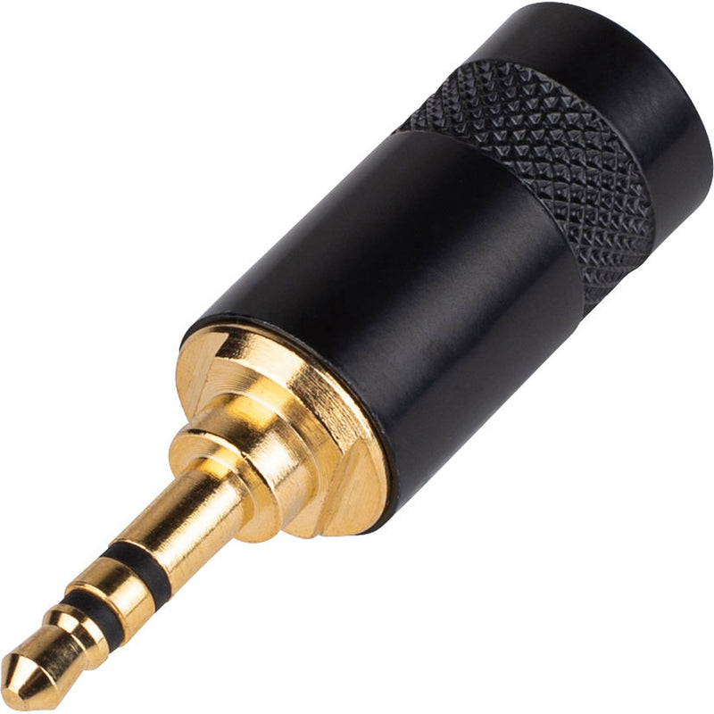 Neutrik Rean NYS231BG 3.5mm Stereo Phone Plug (Black/Gold)