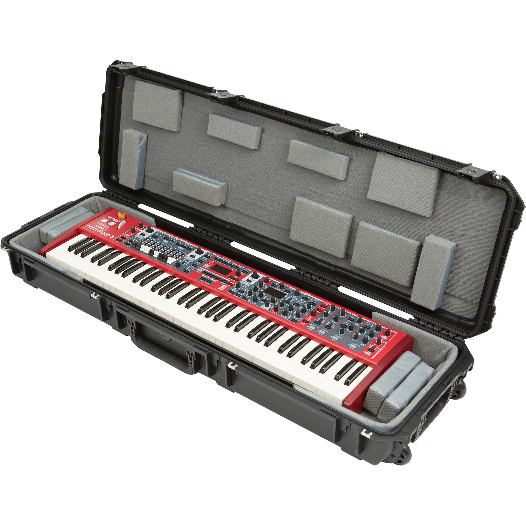 SKB 3i-5014-TKBD iSeries Waterproof 76-Note Keyboard Case with Wheels