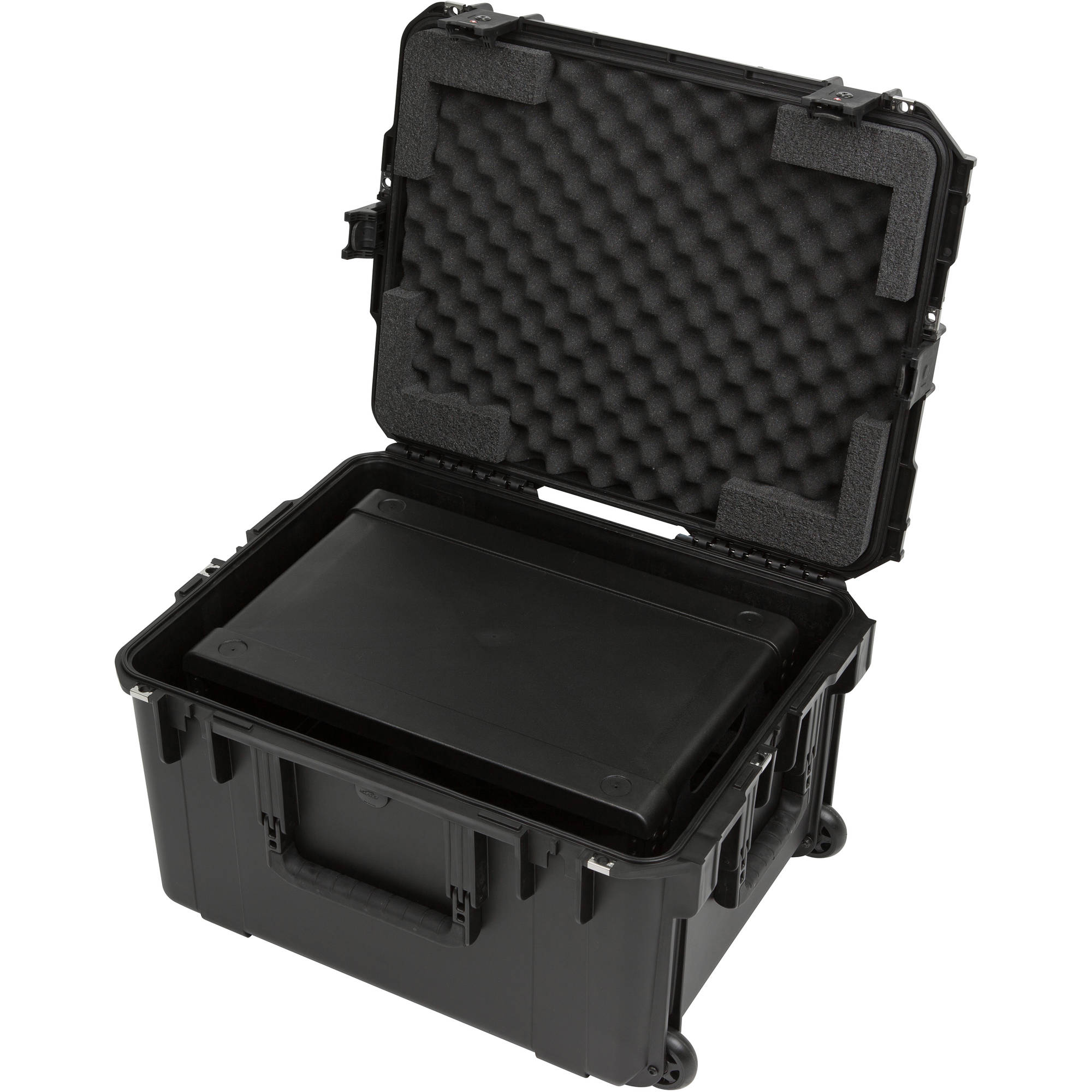 SKB 3i-2217M124U iSeries Injection Molded Fly Rack with Wheels (4U, 13" Rack Depth)