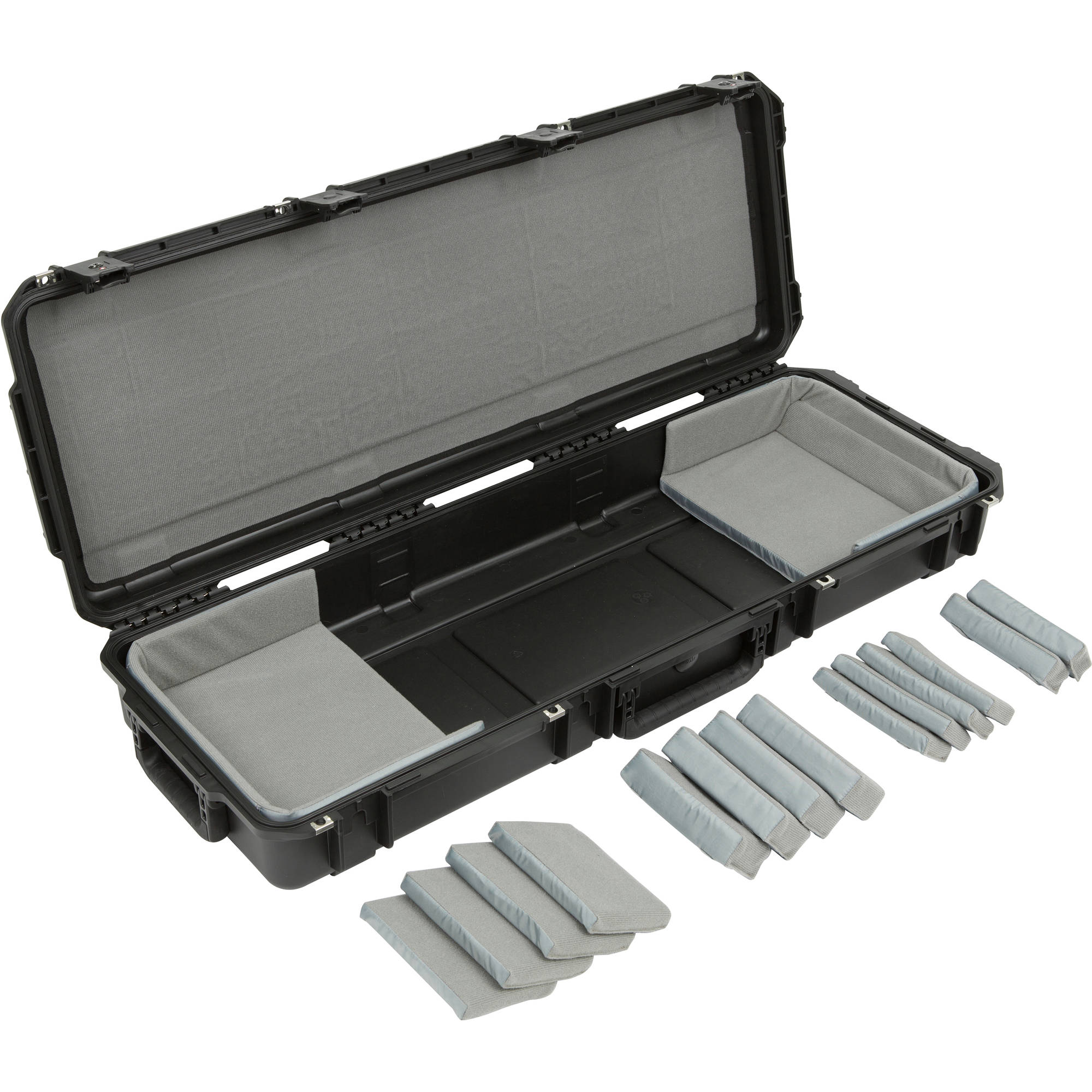 SKB 3i-4214-TKBD iSeries Waterproof 61-Note Narrow Keyboard Case with Wheels