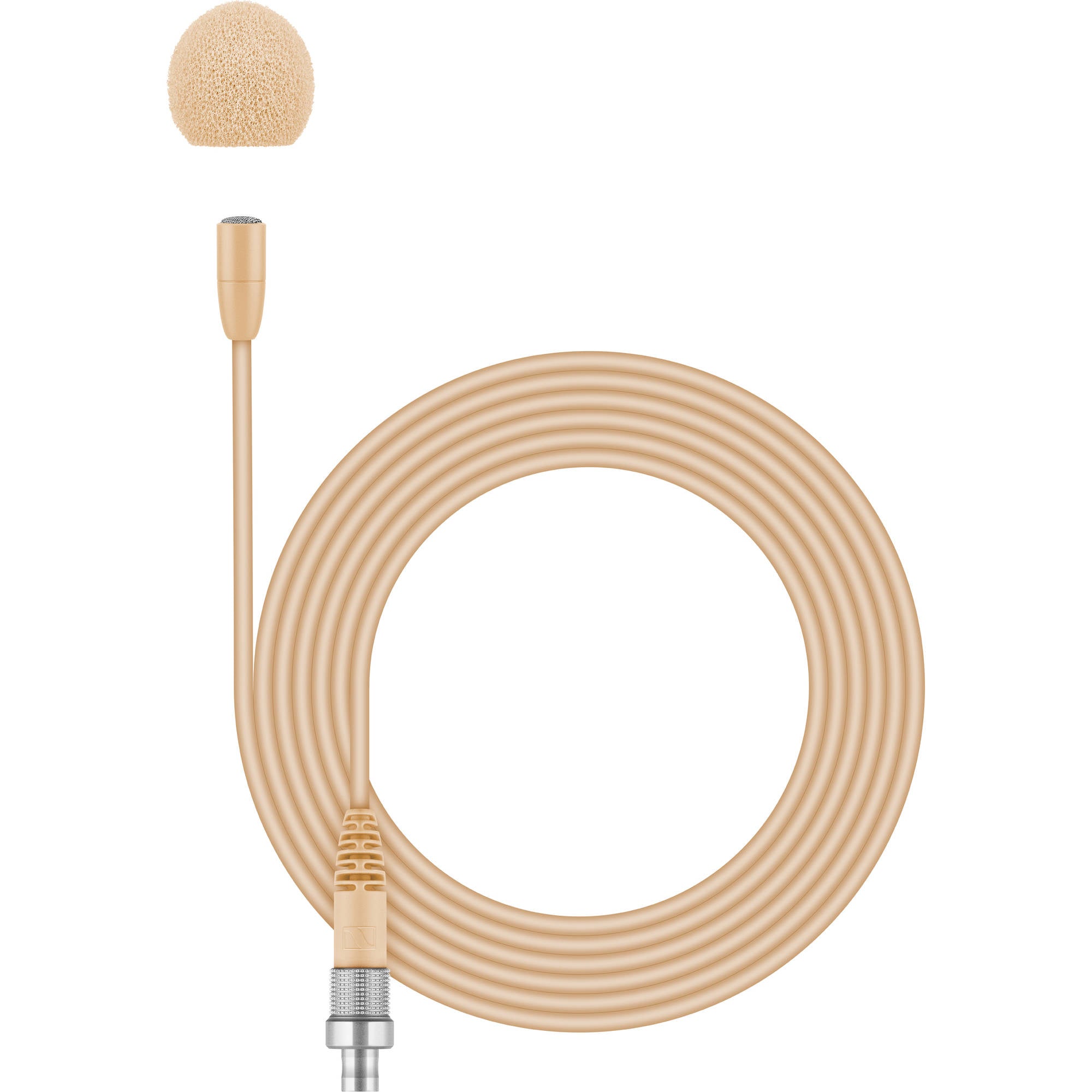 Sennheiser MKE Essential Omnidirectional Microphone with 3-Pin LEMO Connector (Beige)