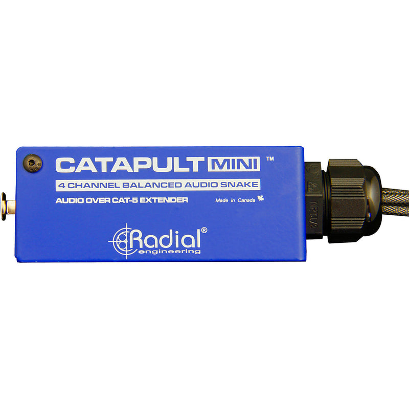 Radial Engineering Catapult Mini RX 4-Channel Cat 5 Audio Snake (Male XLR)