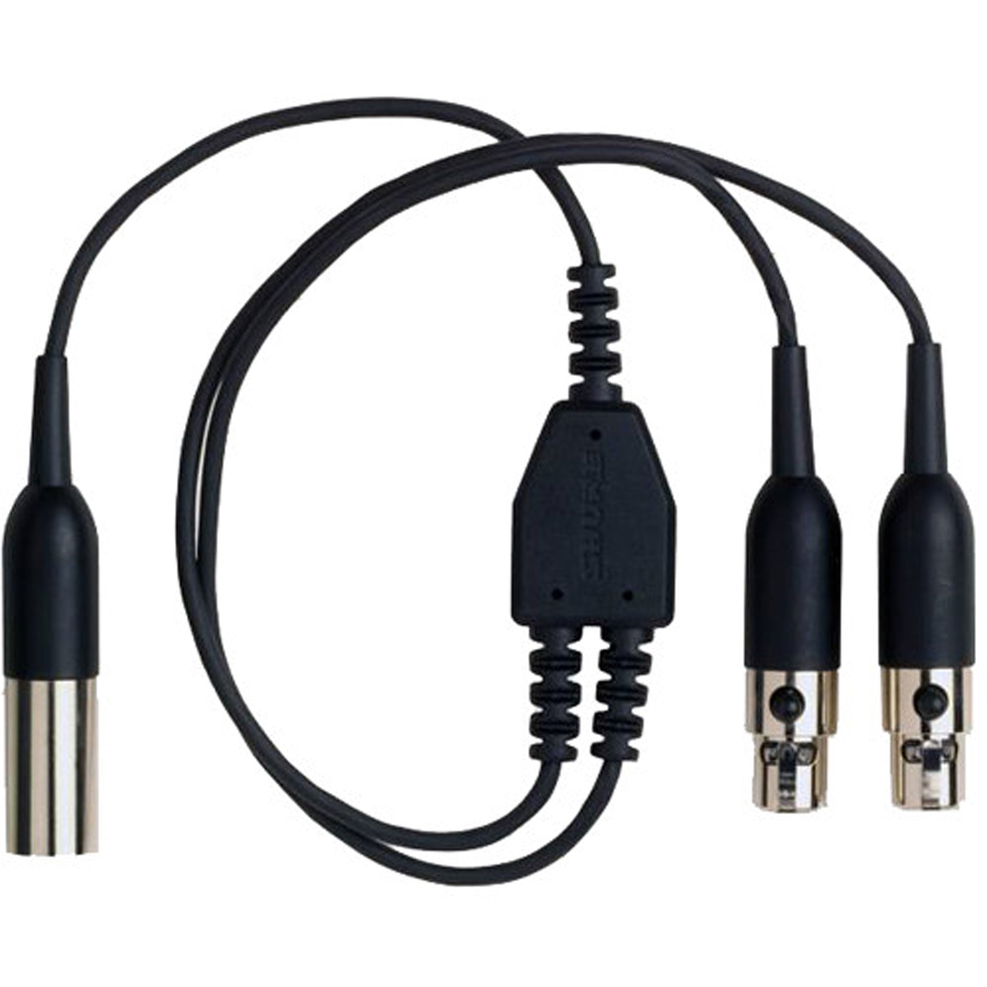 Shure AXT652 Axient TA4 Y-Cable for AXT100 Bodypack Transmitters