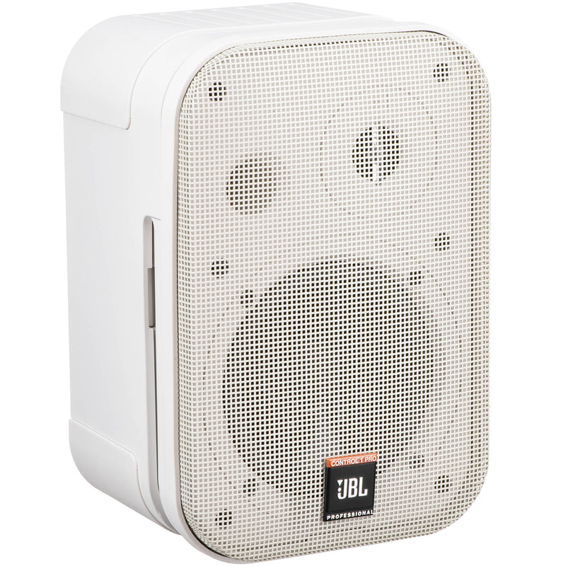 JBL Control 1 Pro 5" Two-Way Professional Compact Loudspeaker (Pair, White)