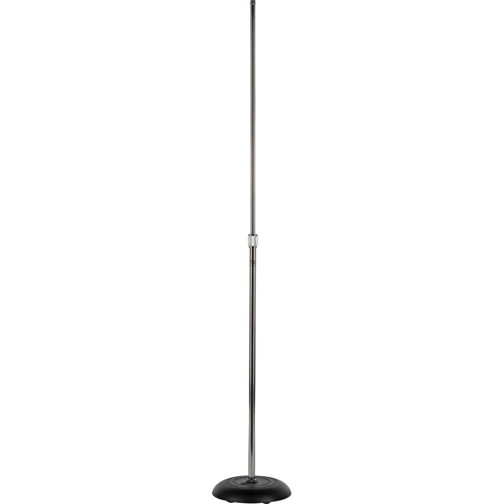 AtlasIED MS-10C All-Purpose Round Base Microphone Stand (Chrome)