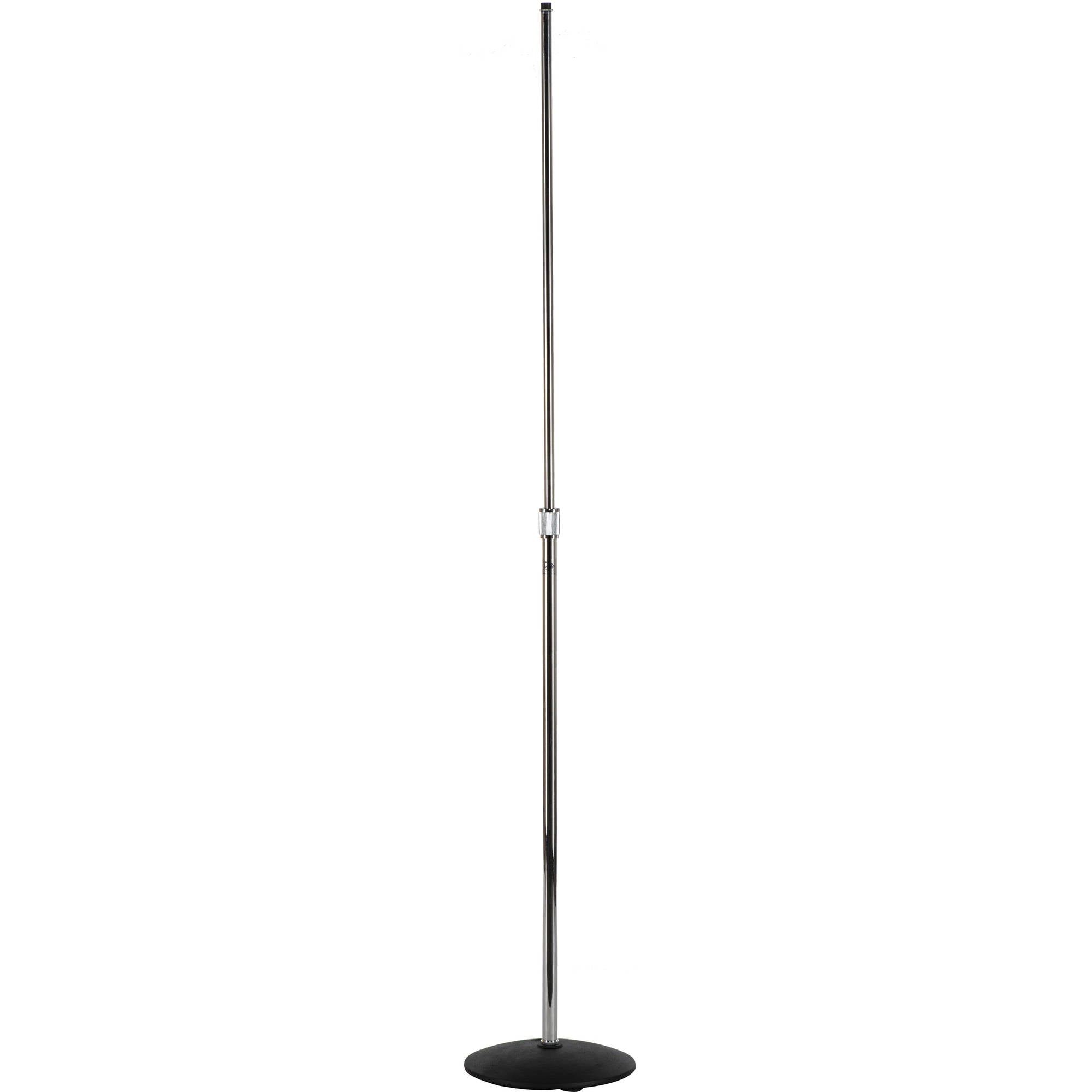AtlasIED MS-12C Low-Profile Round Base Microphone Stand (Chrome)