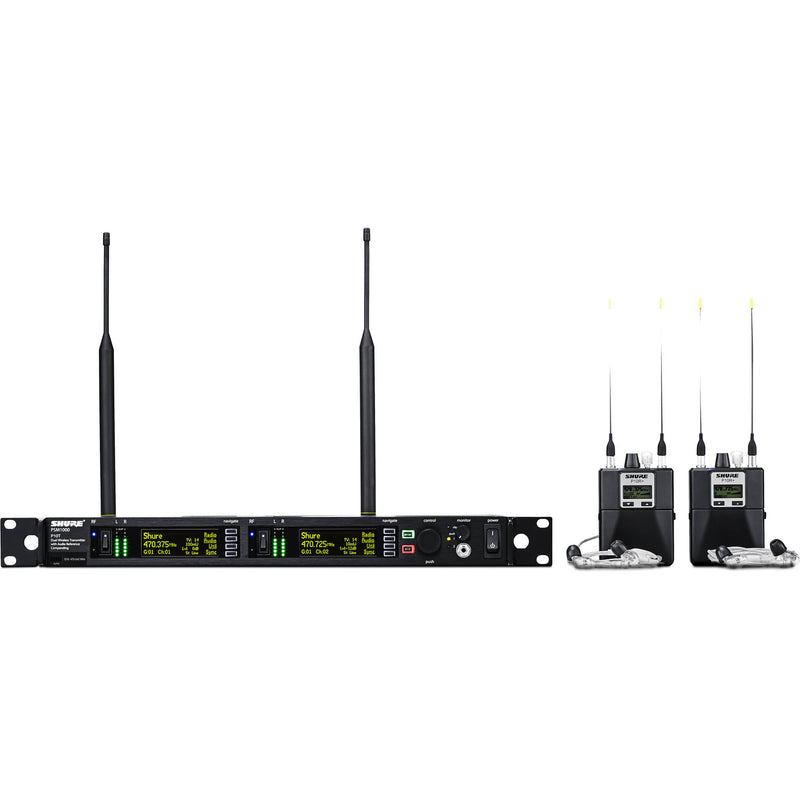 Shure P10TR+425CL PSM1000 Dual Channel Wireless In-Ear Personal Monitor System (H22: 518-584 MHz)