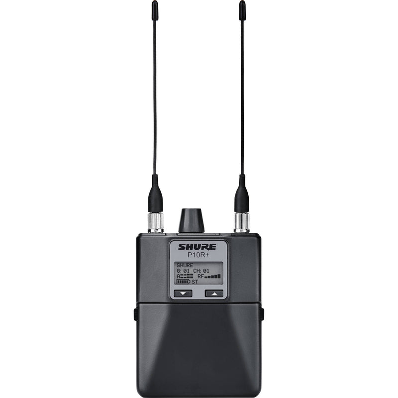 Shure P10R+ Bodypack Receiver for PSM1000 In-Ear Personal Monitoring System (J8A: 554-616 MHz)