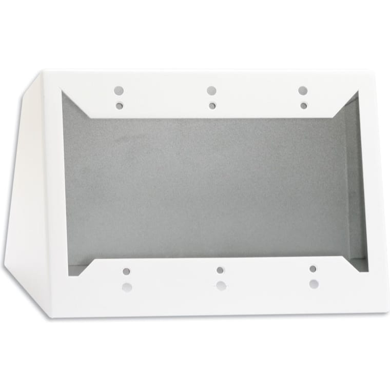 RDL DC-3W Desktop or Wall Mounted Chassis for Decora Plates (White)