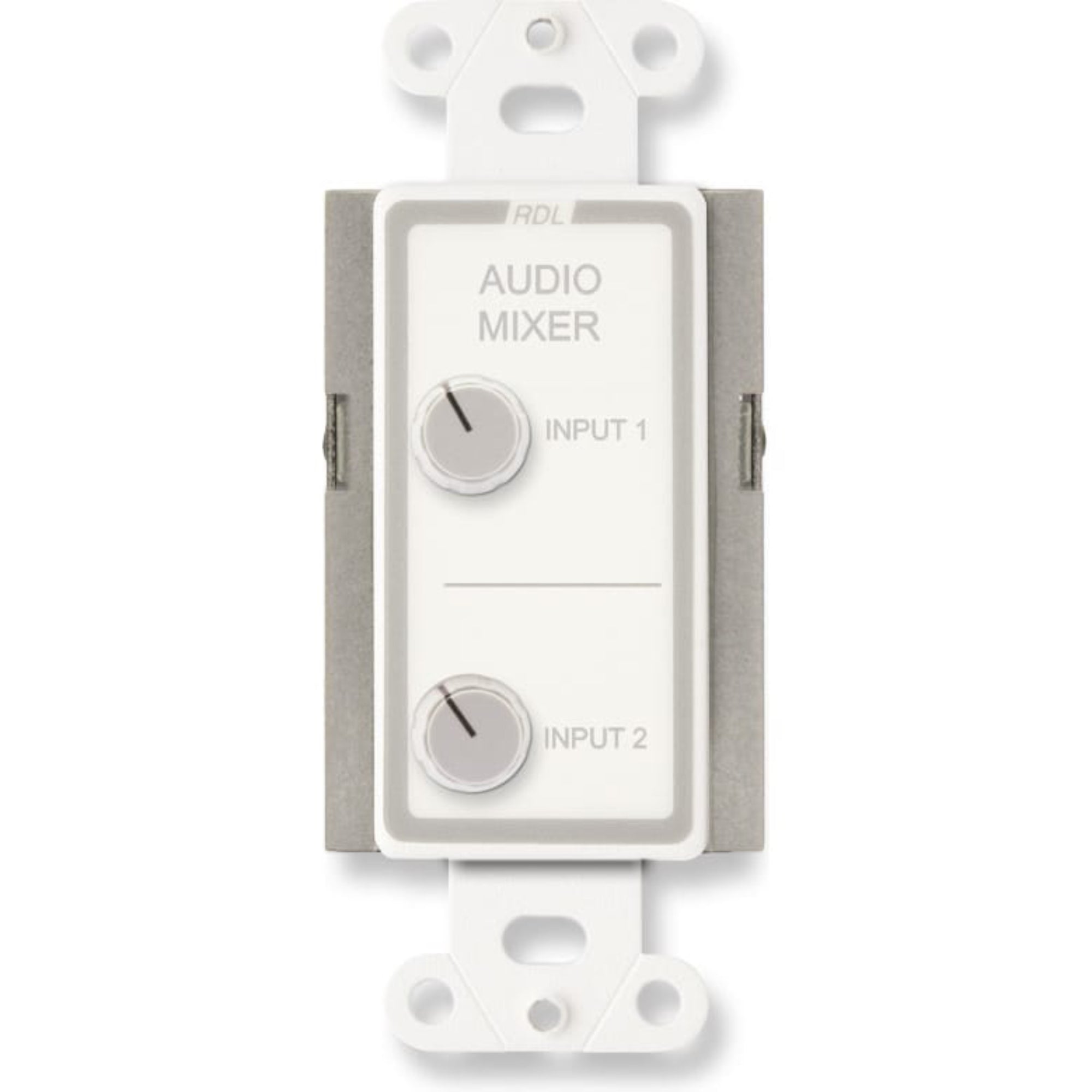 RDL D-RC2 Remote Audio Mixing Control on Decora Plate (White)
