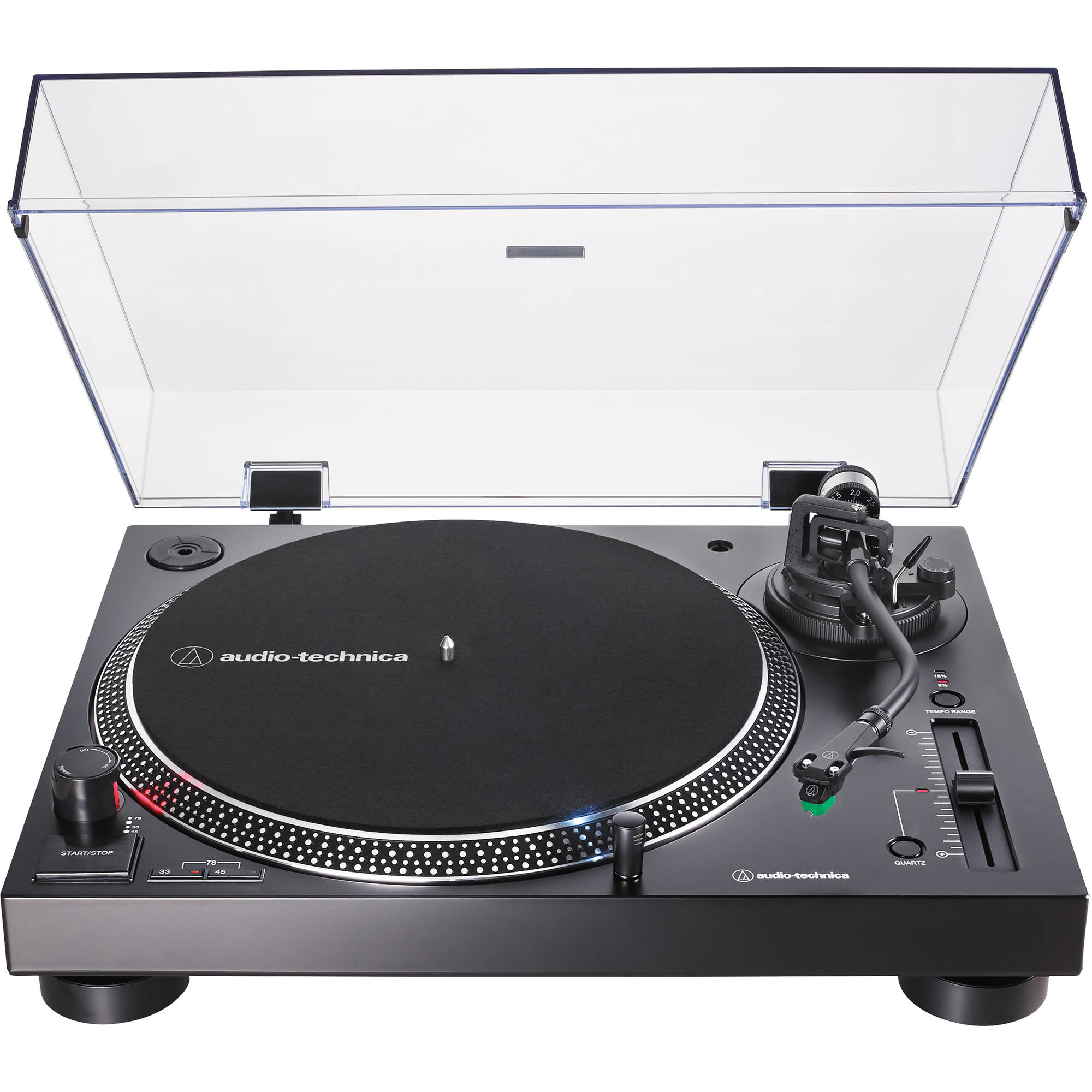 Audio-Technica AT-LP120X-USB Direct-Drive Professional Turntable (Black)