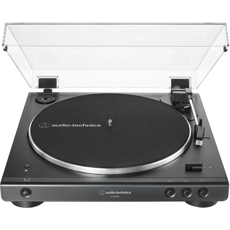Audio-Technica AT-LP60XBT Fully Automatic Wireless Belt-Drive Turntable (Black)