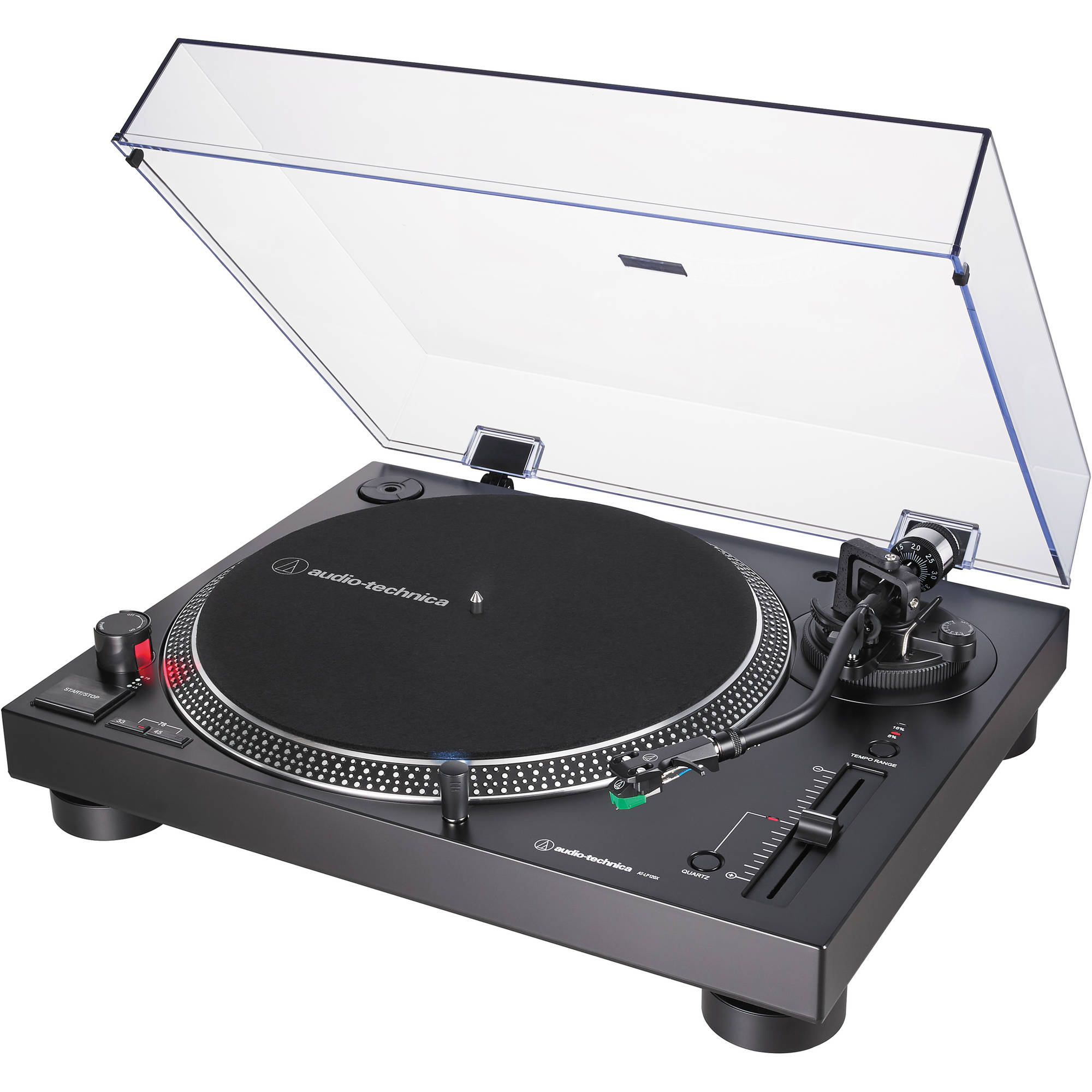Audio-Technica AT-LP120X-USB Direct-Drive Professional Turntable (Black)