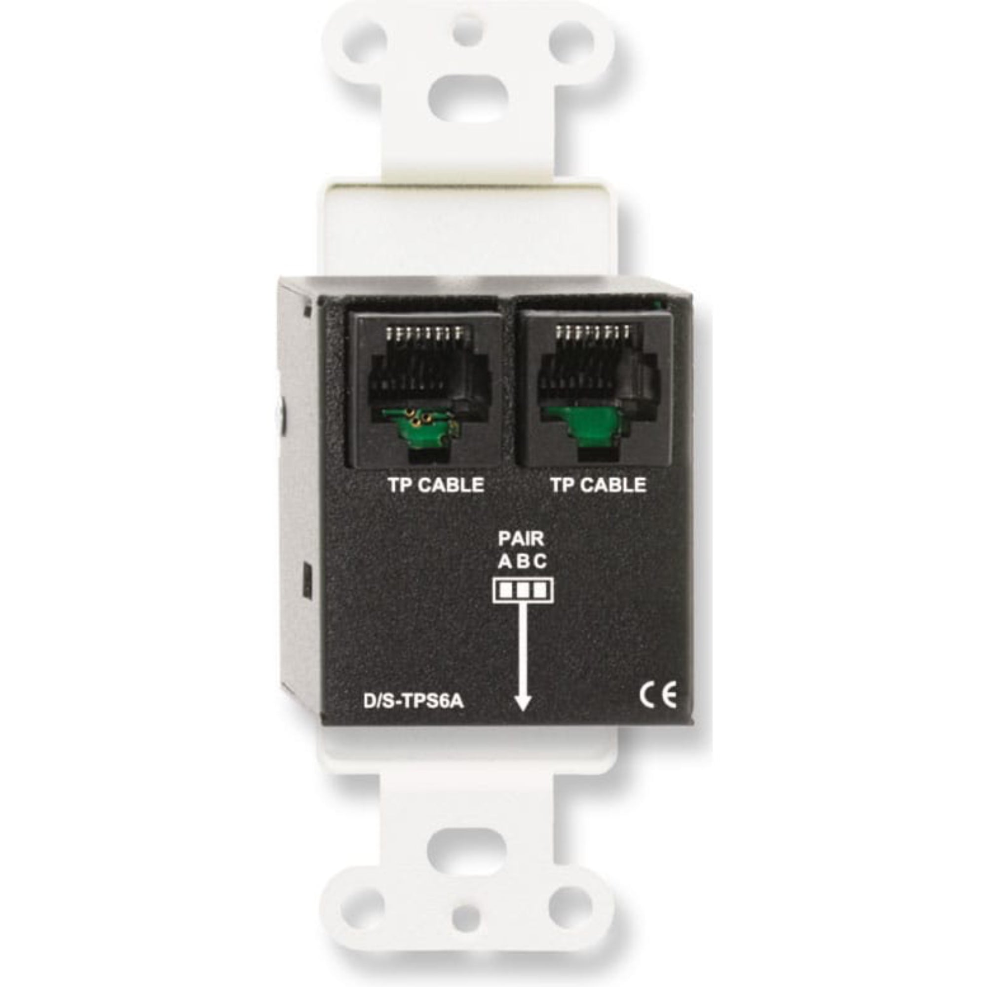 RDL D-TPS6A Passive Single-Pair Sender on Decora Plate (White)