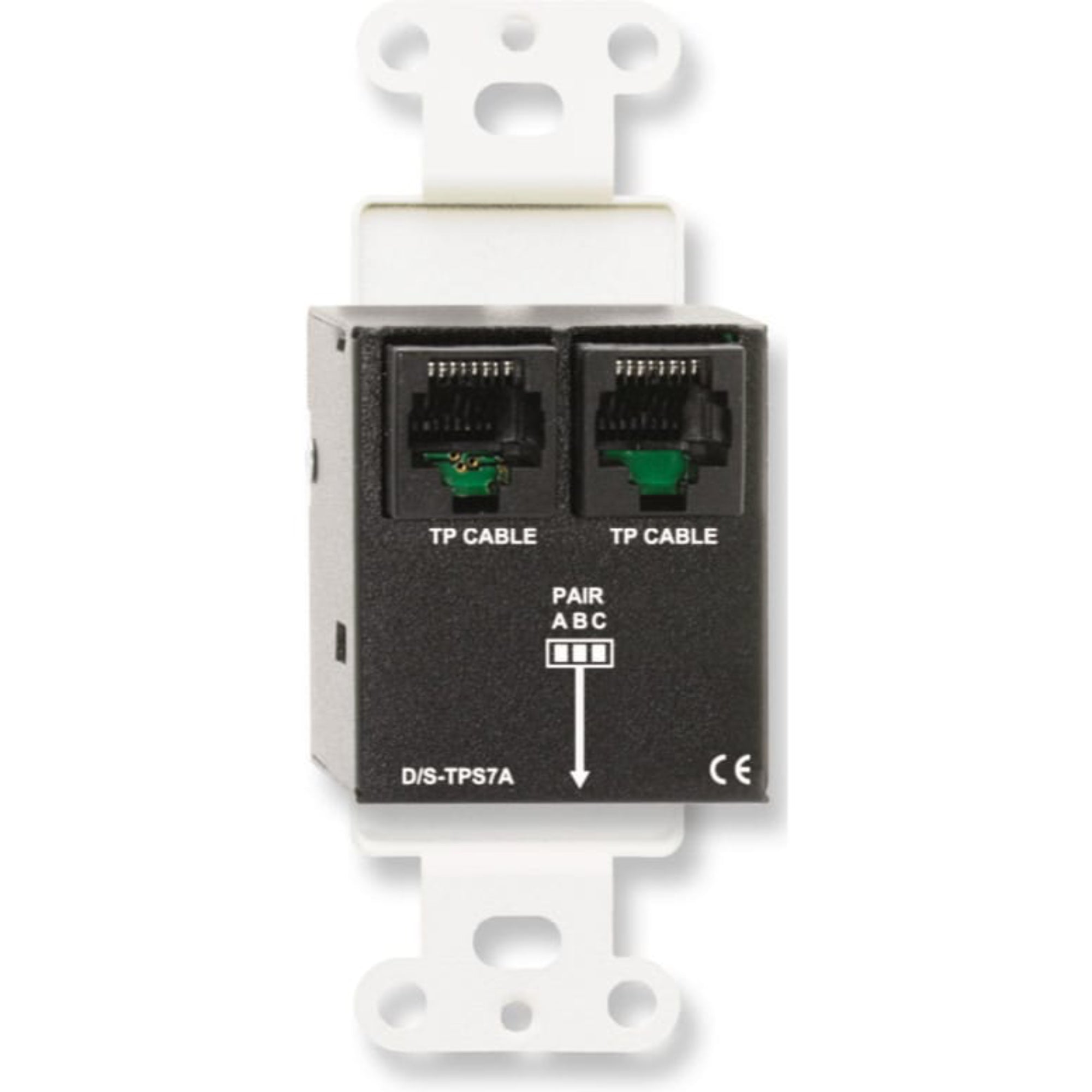 RDL D-TPS7A Passive Single-Pair Sender on Decora Plate (White)