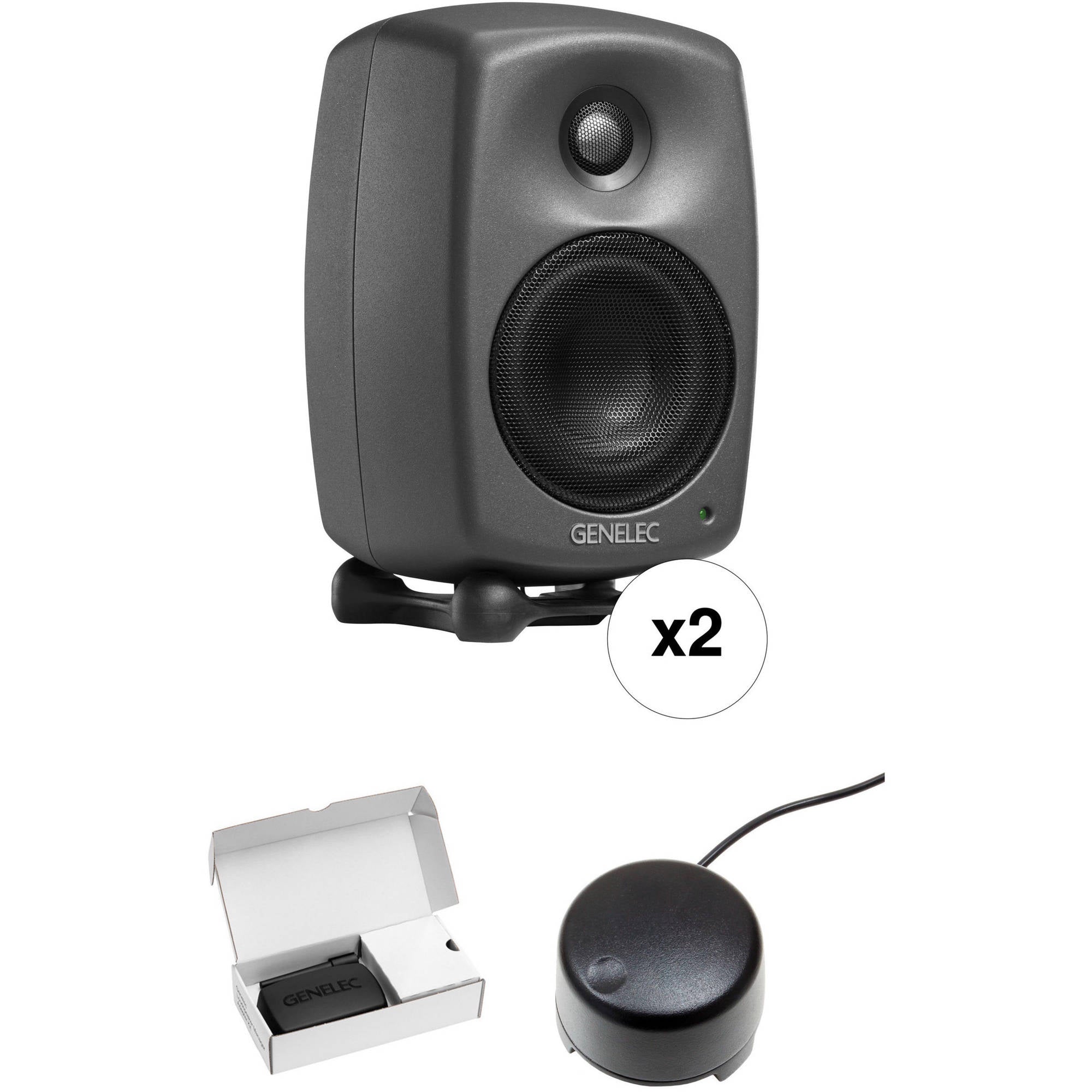 Genelec 8320 Stereo SAM Kit Active Stereo Monitoring System (Dark Grey)