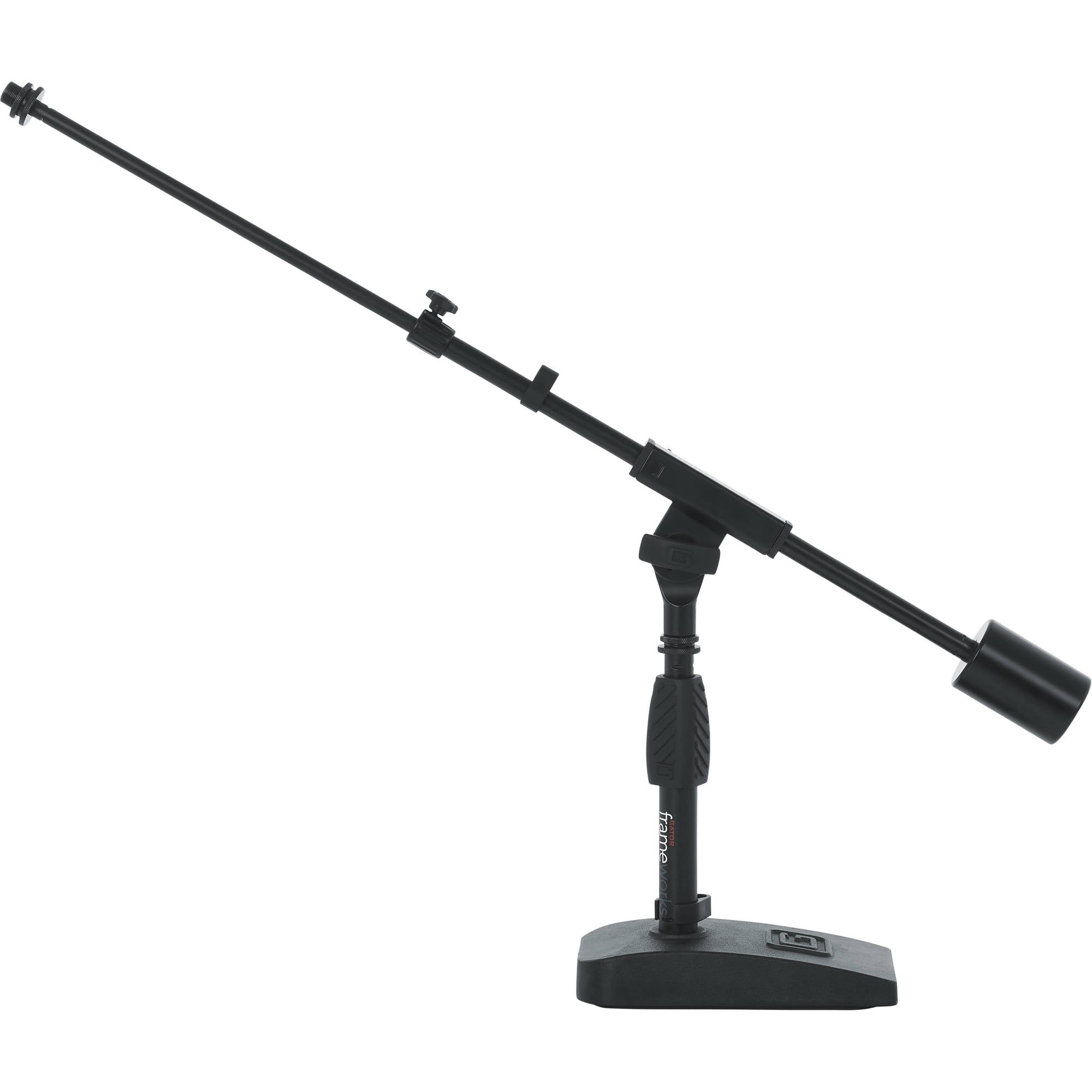 Gator Frameworks GFW-MIC-0822 Telescoping Boom Mic Stand for Podcasting or Bass Drum