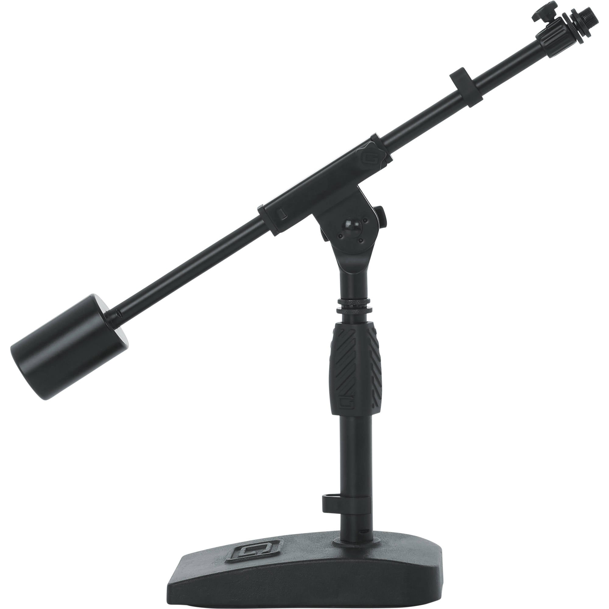Gator Frameworks GFW-MIC-0822 Telescoping Boom Mic Stand for Podcasting or Bass Drum
