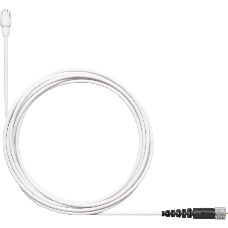Shure TwinPlex TL47 Omnidirectional Lavalier Microphone with Accessories (Microdot, White)