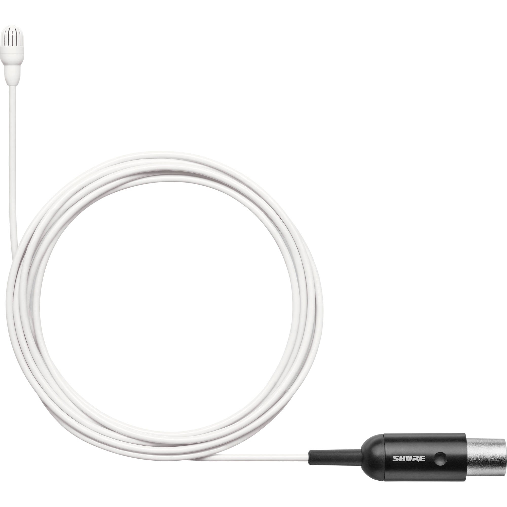 Shure TwinPlex TL47 Omnidirectional Lavalier Microphone (TA4F, White)