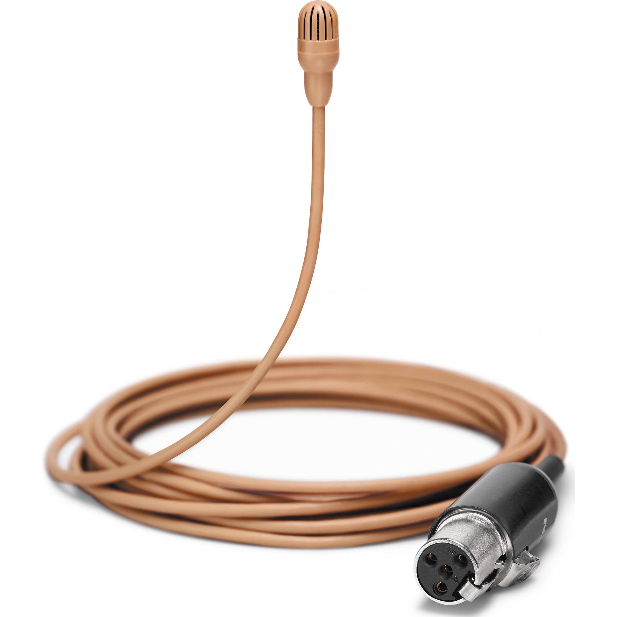 Shure TwinPlex TL46 Omnidirectional Lavalier Microphone (TA4F, Cocoa)