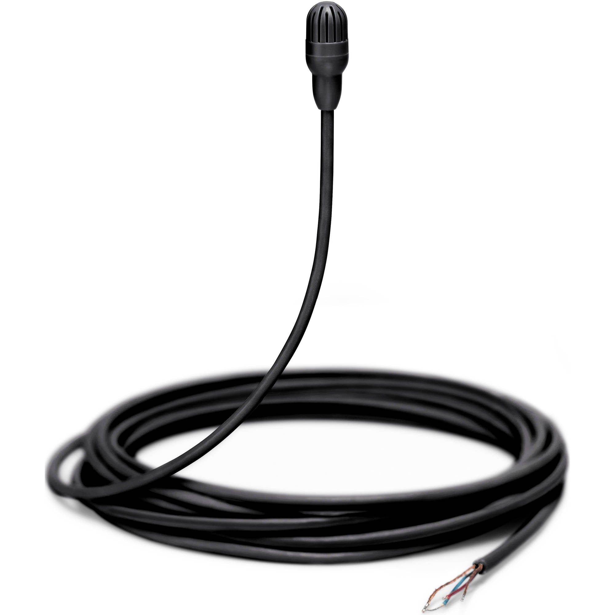 Shure TwinPlex TL47 Omnidirectional Lavalier Microphone with Accessories (Pigtail, Black)