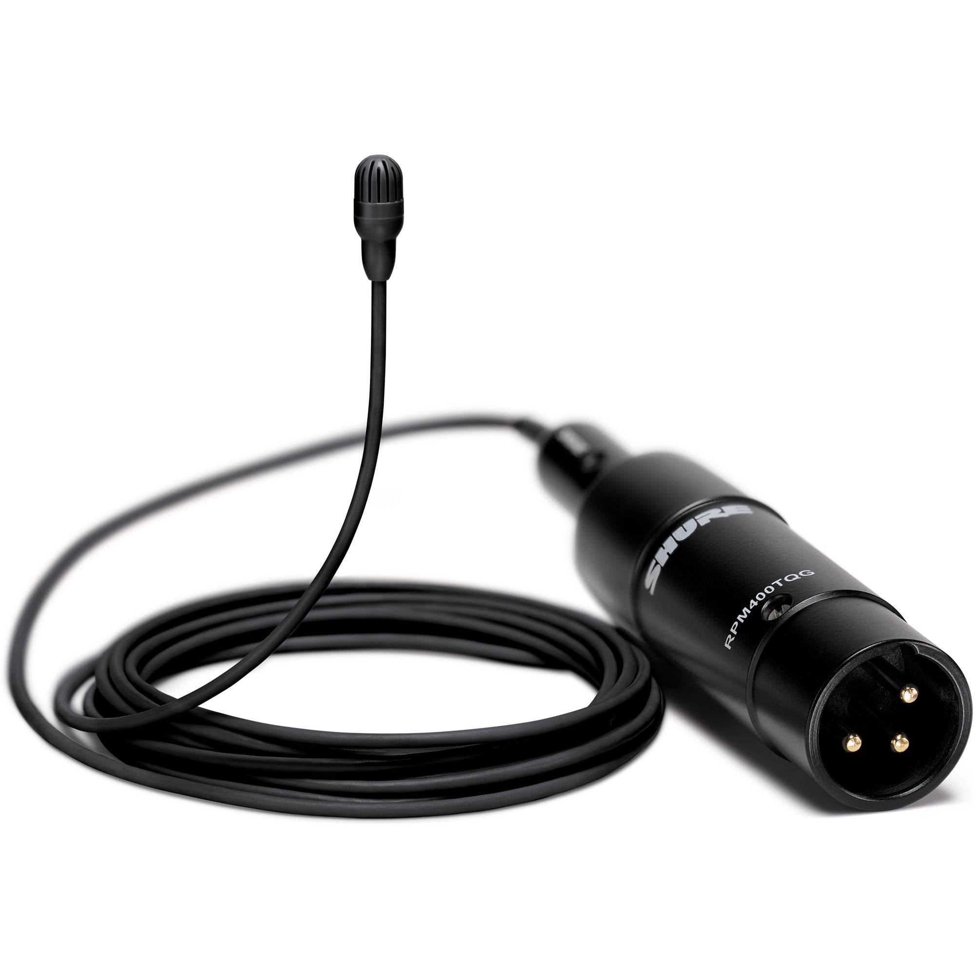Shure TwinPlex TL47 Omnidirectional Lavalier Microphone with Accessories (XLR, Black)