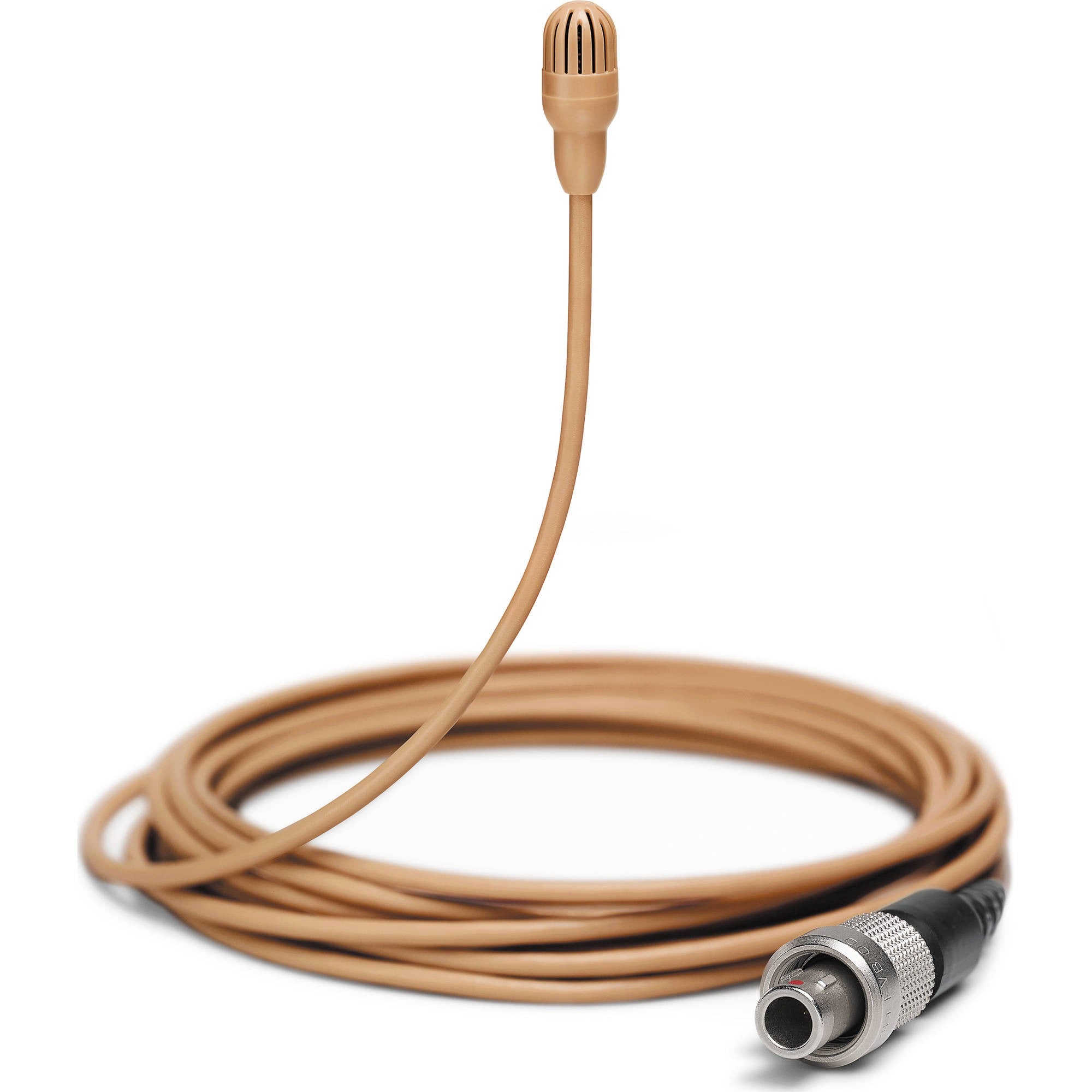 Shure TwinPlex TL47 Omnidirectional Lavalier Microphone with Accessories (LEMO, Cocoa)