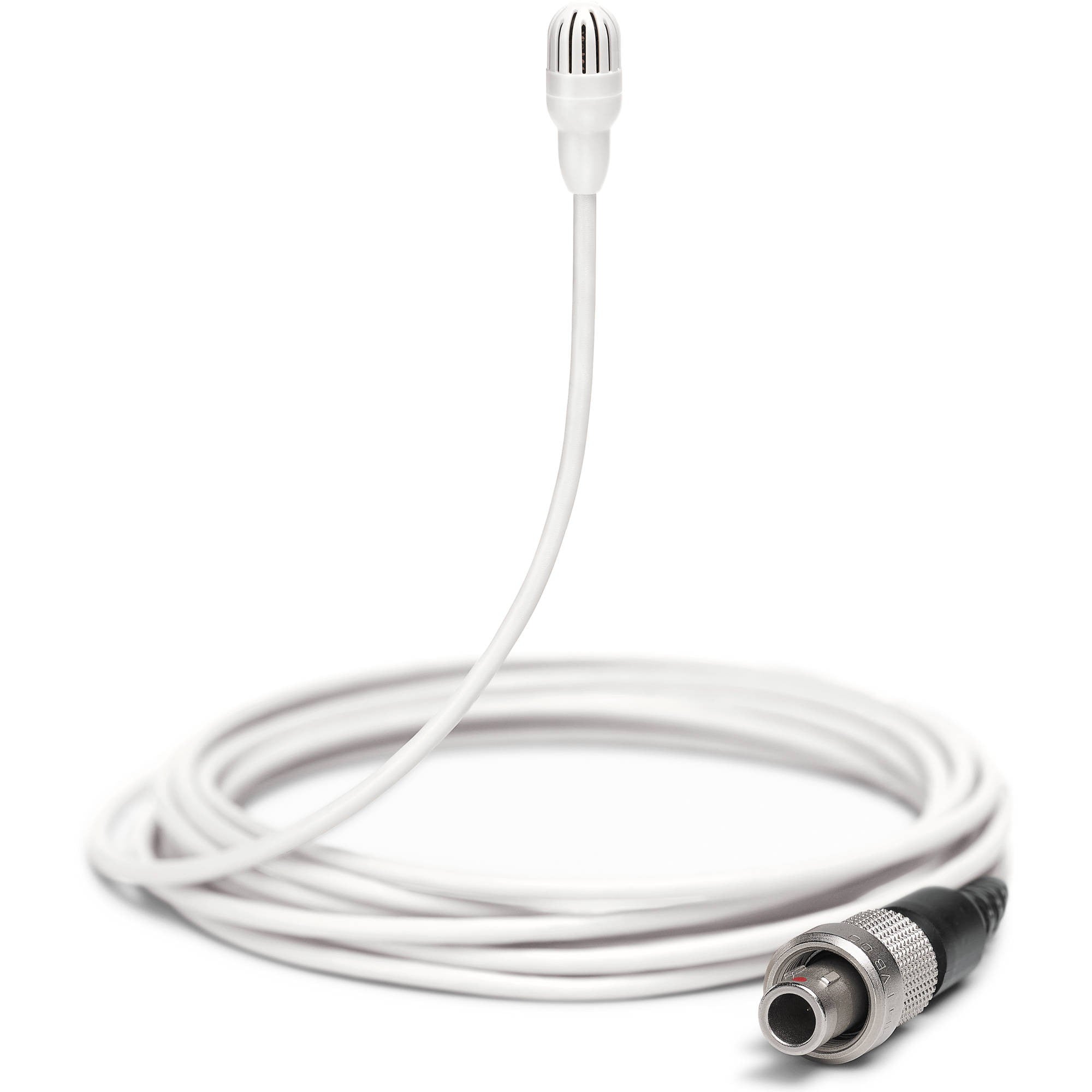 Shure TwinPlex TL47 Omnidirectional Lavalier Microphone with Accessories (LEMO, White)