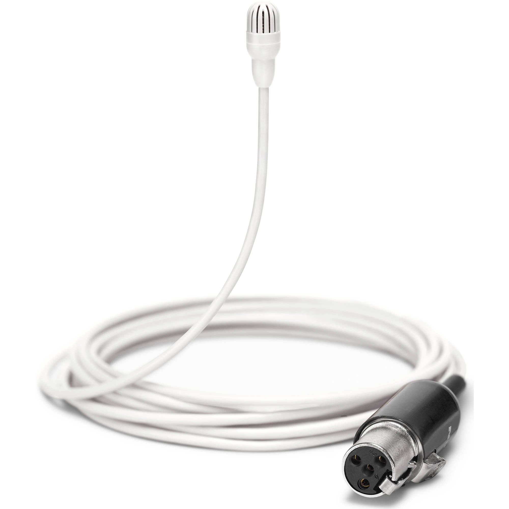 Shure TwinPlex TL47 Omnidirectional Lavalier Microphone with Accessories (TA4F, White)