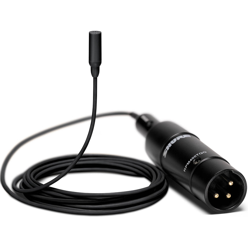 Shure TwinPlex TL48 Omnidirectional Lavalier Microphone (XLR, Black)