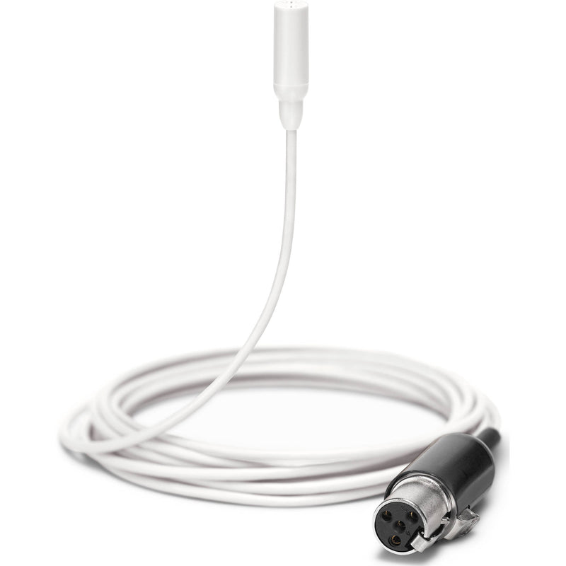 Shure TwinPlex TL48 Omnidirectional Lavalier Microphone (TA4F, White)