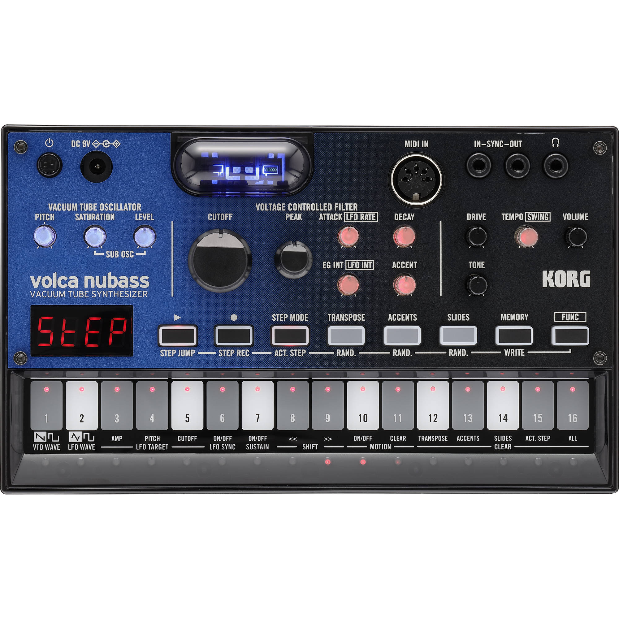 Korg volca nubass Vacuum Tube Bass Synth