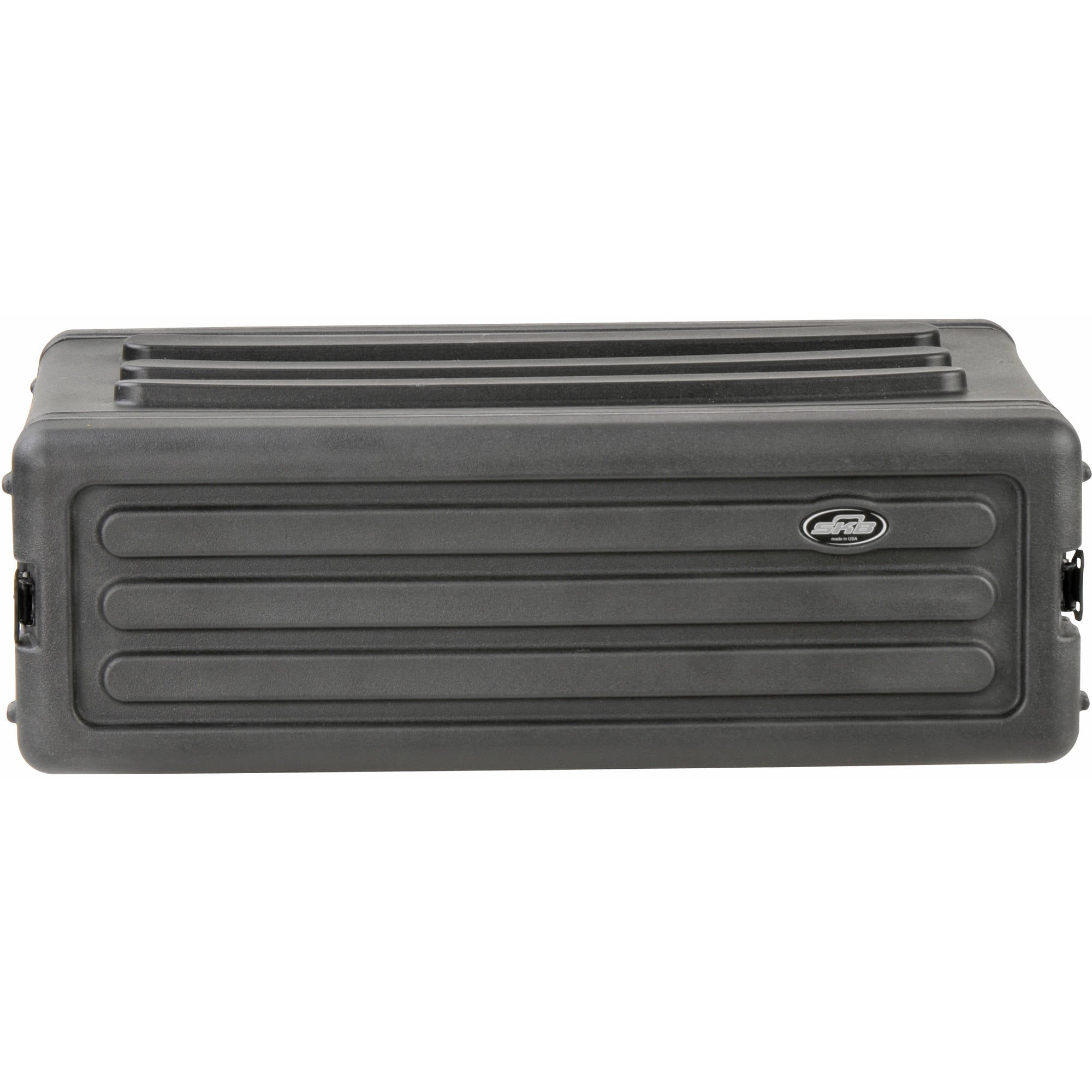 SKB 1SKB-R3S Roto-Molded Shallow Rack Case with Steel Rails (3U)