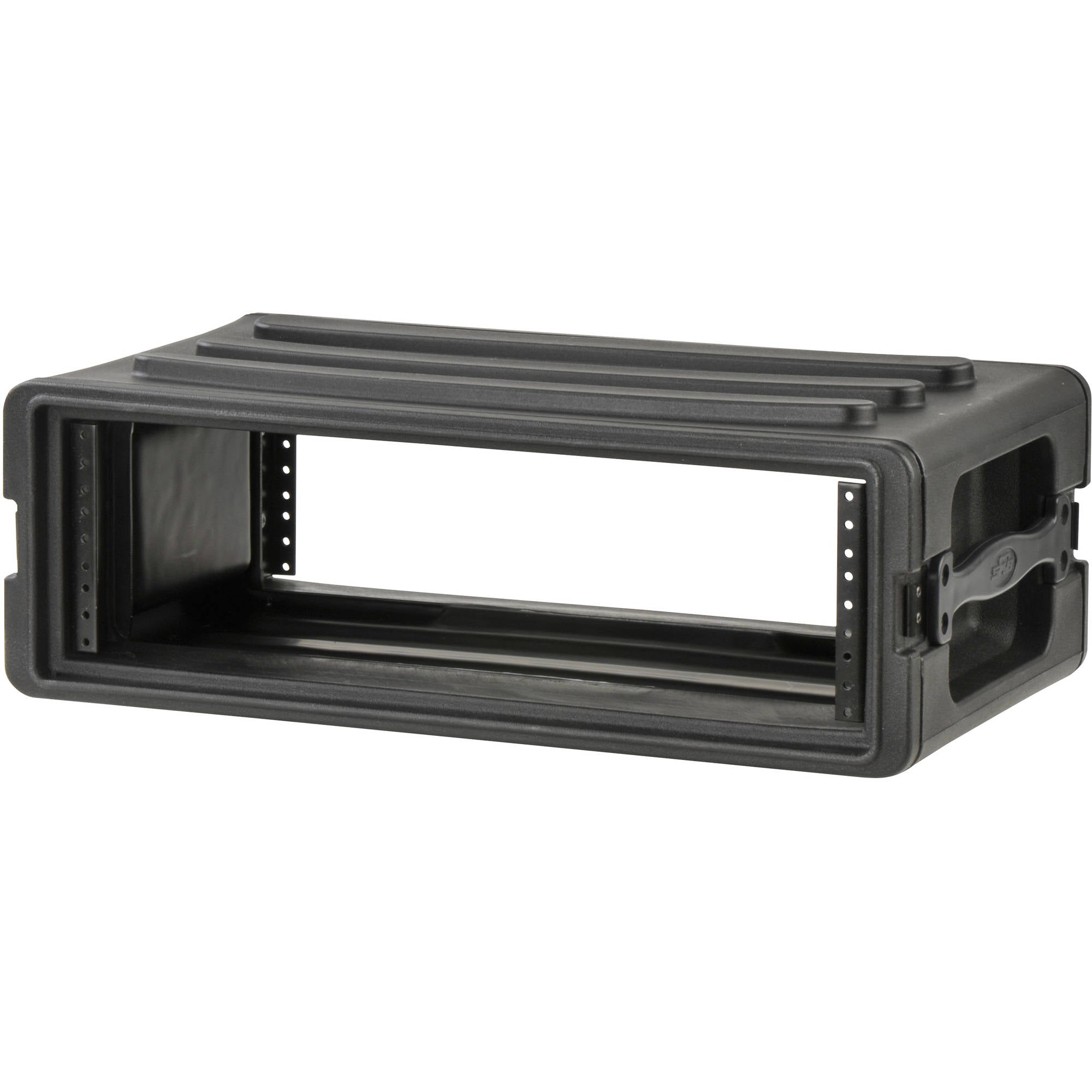 SKB 1SKB-R3S Roto-Molded Shallow Rack Case with Steel Rails (3U)