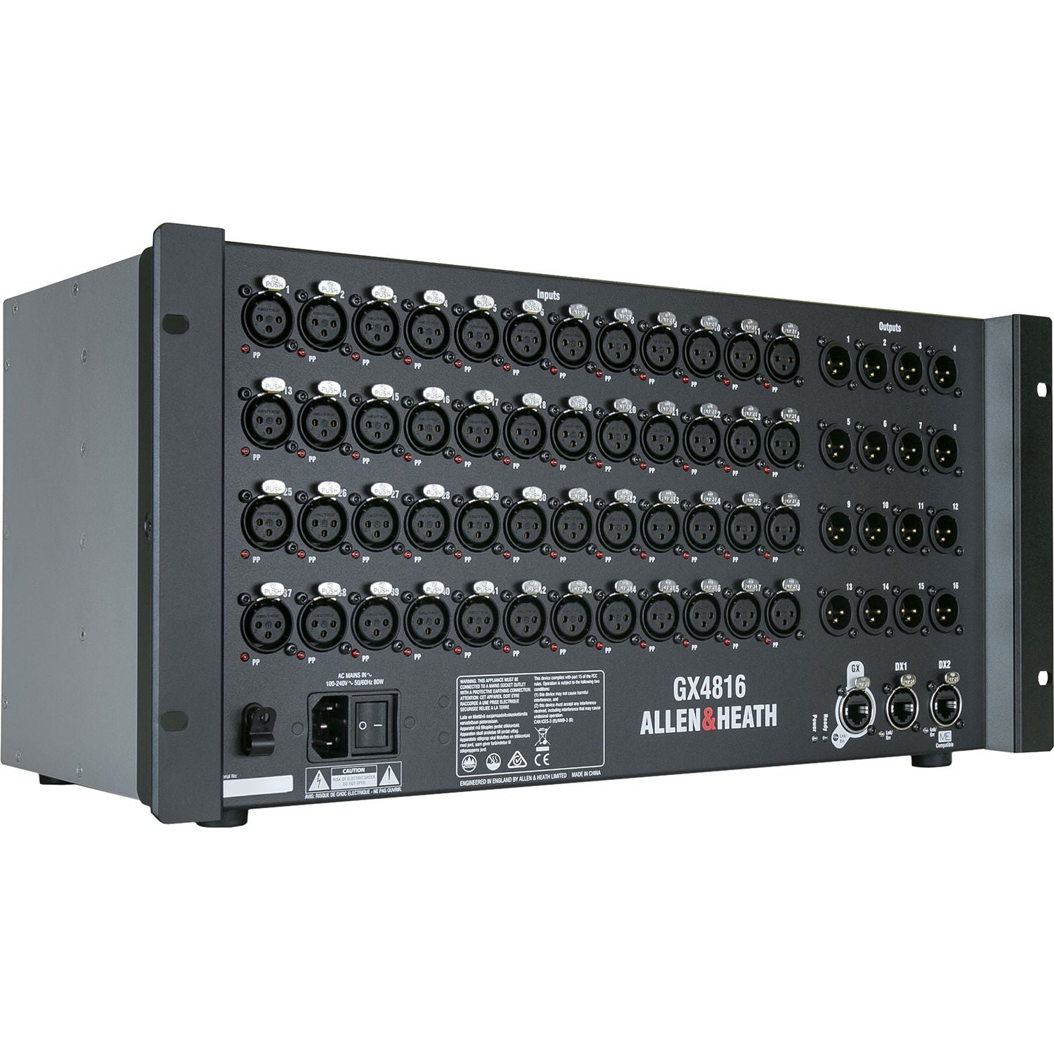 Allen & Heath GX4816 48x16 XLR In/Out Portable GX Expander with DX Sockets