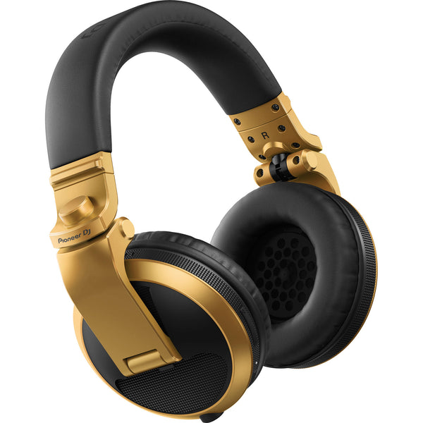 Pioneer DJ HDJ-X5BT Bluetooth Over-Ear DJ Headphones (Gold)