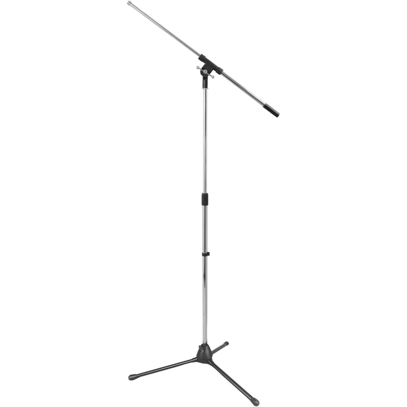 On-Stage MS7701C Tripod Base Euro-Style Microphone Boom Stand (Chrome)